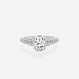 Elle Vintage Style Engagement Ring - The Better Diamonds