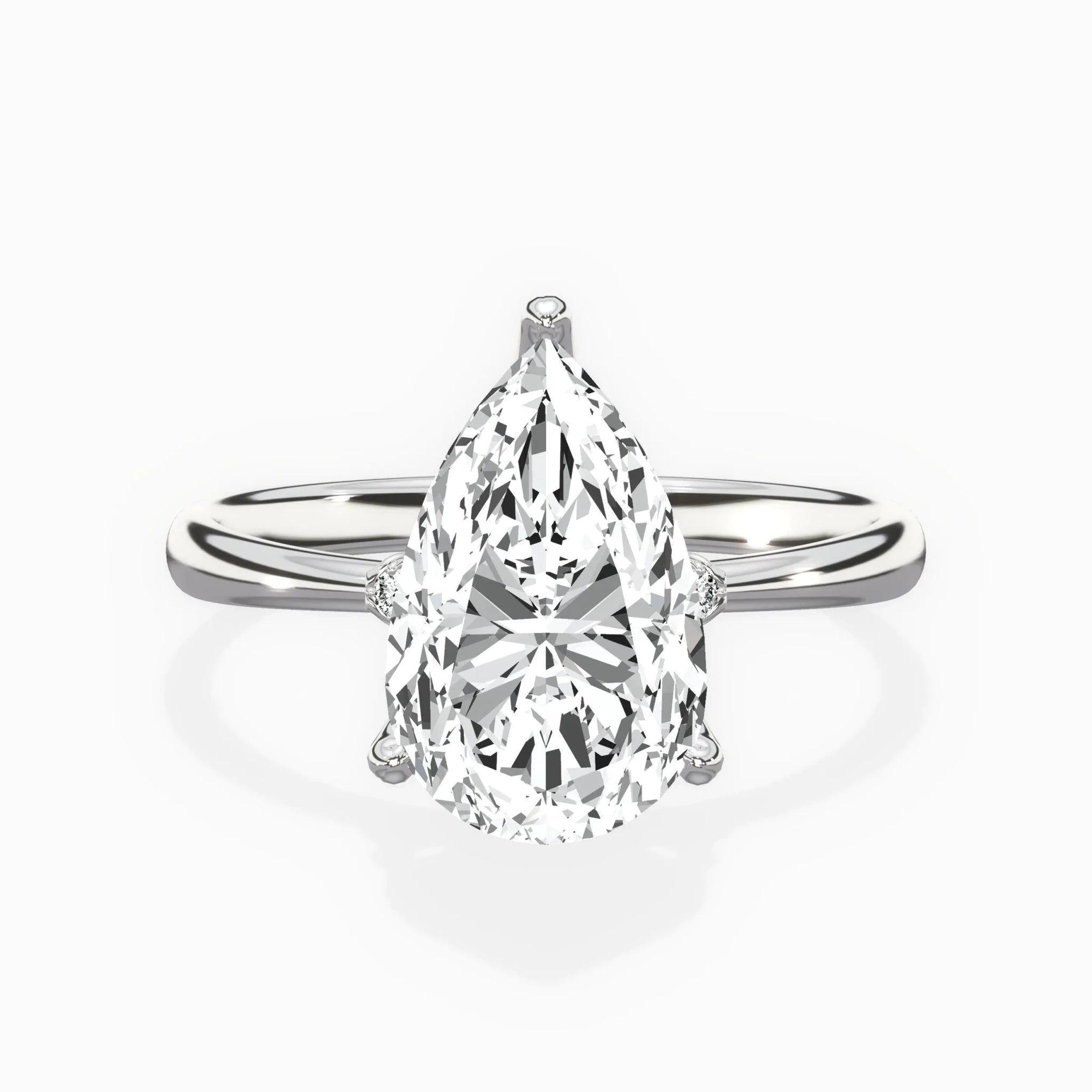 European Solitaire Engagement Ring - The Better Diamonds