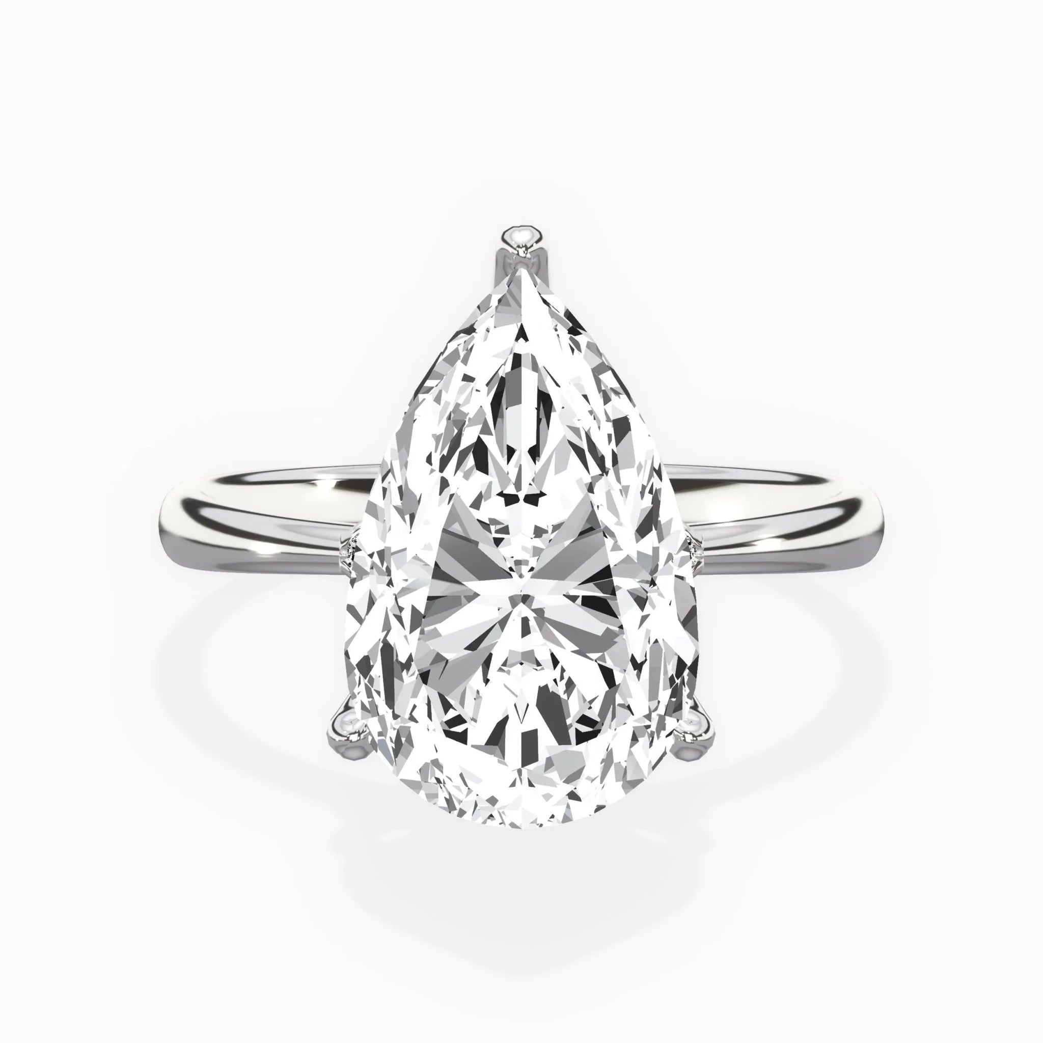 European Solitaire Engagement Ring - The Better Diamonds