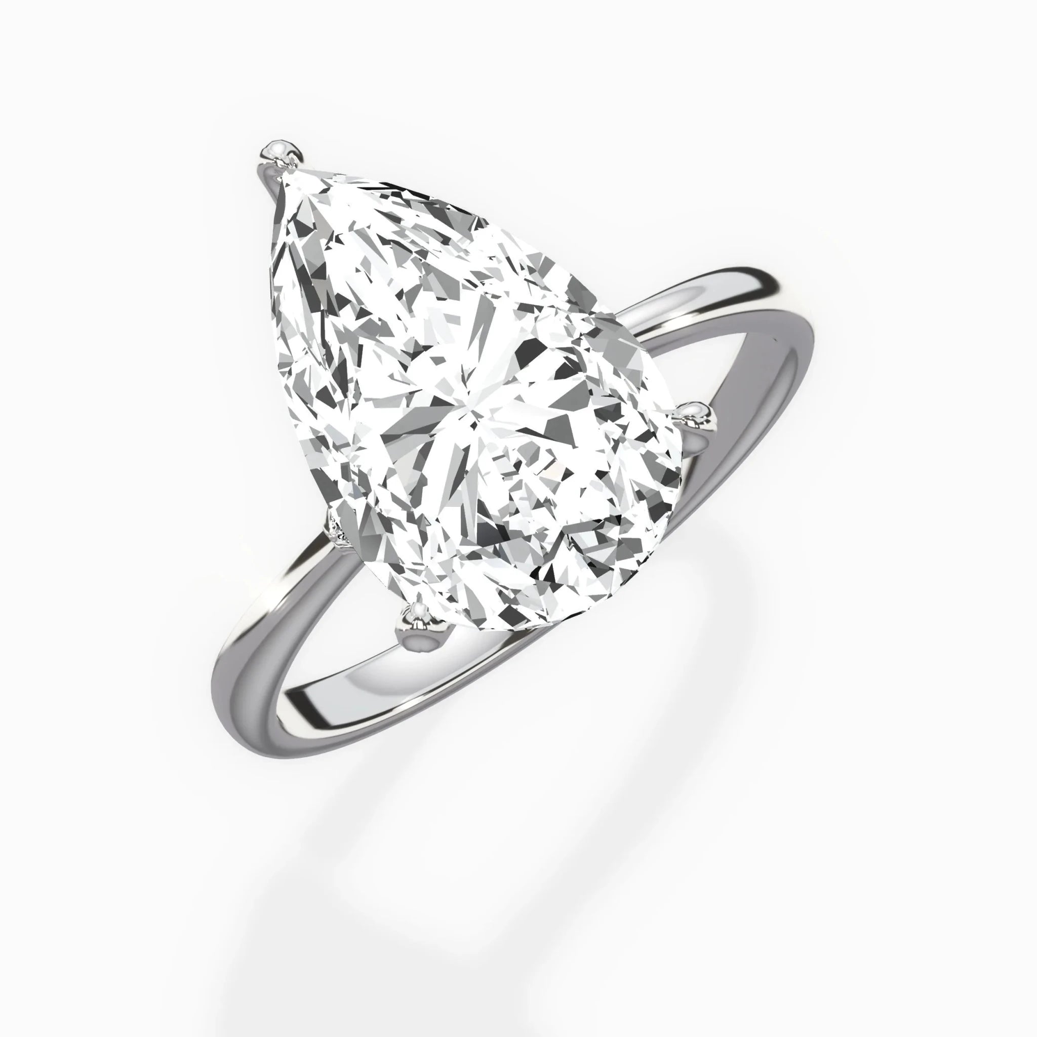 European Solitaire Engagement Ring - The Better Diamonds