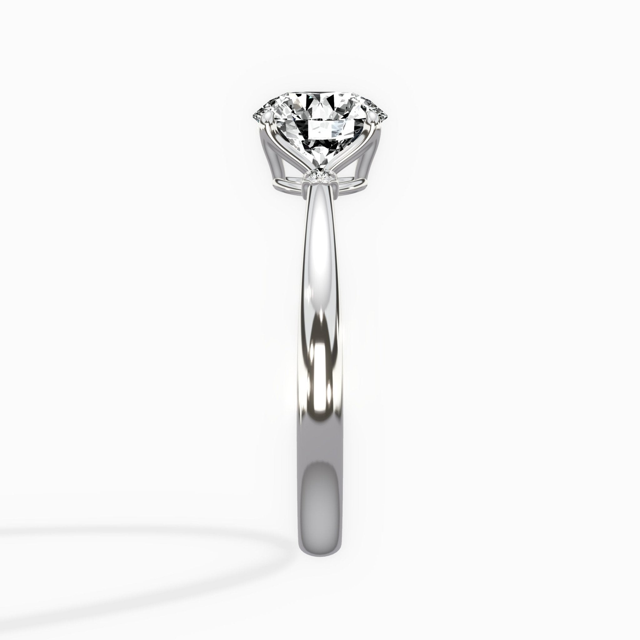 European Solitaire Engagement Ring - The Better Diamonds
