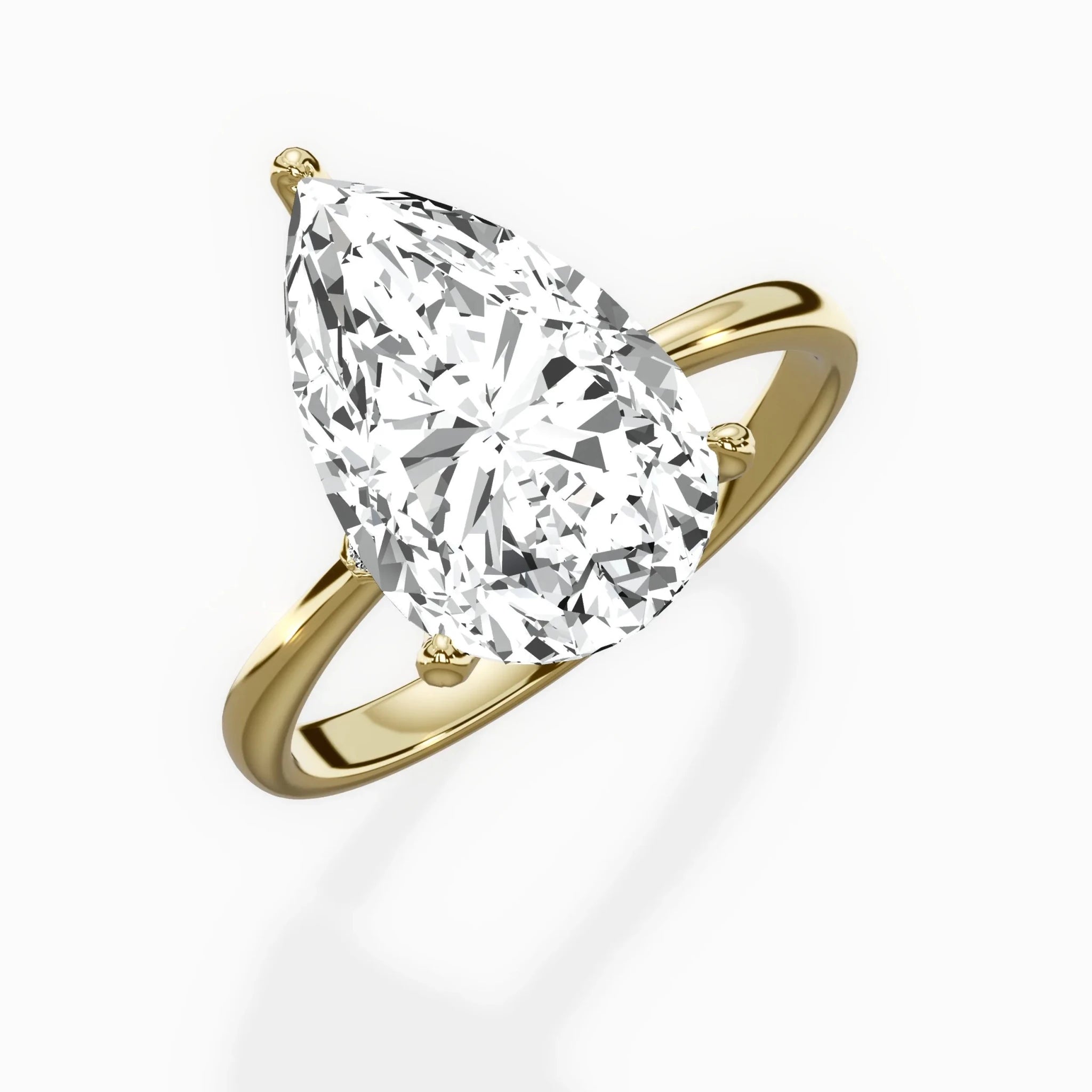 European Solitaire Engagement Ring - The Better Diamonds