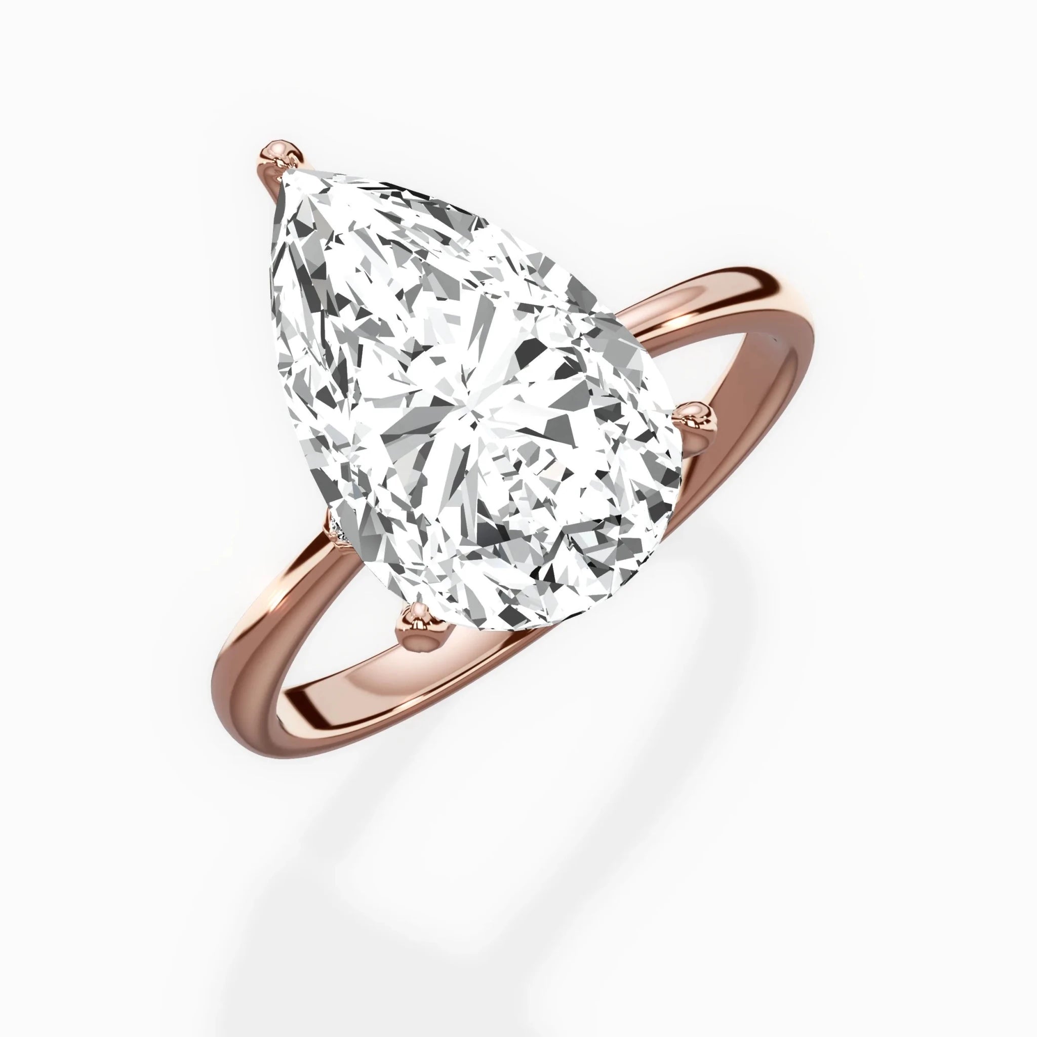 European Solitaire Engagement Ring - The Better Diamonds