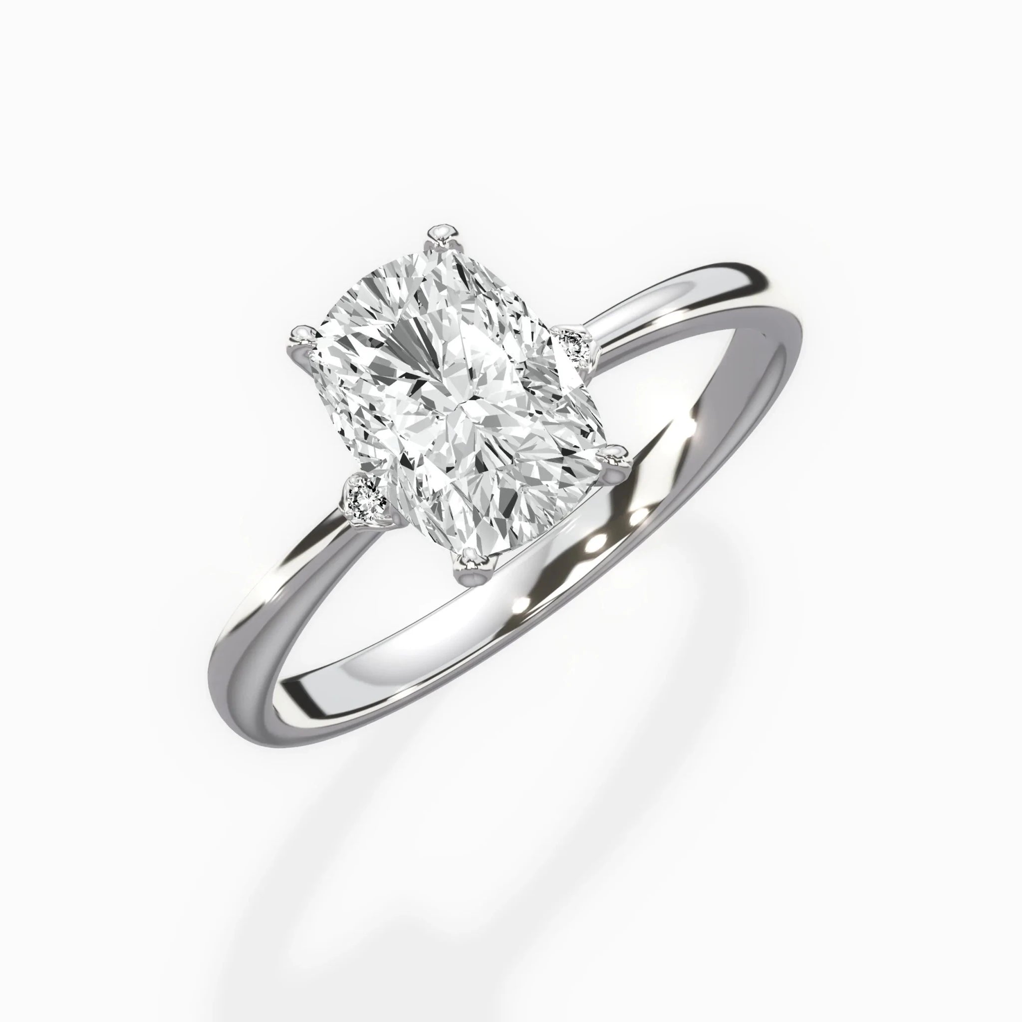 European Solitaire Engagement Ring - The Better Diamonds