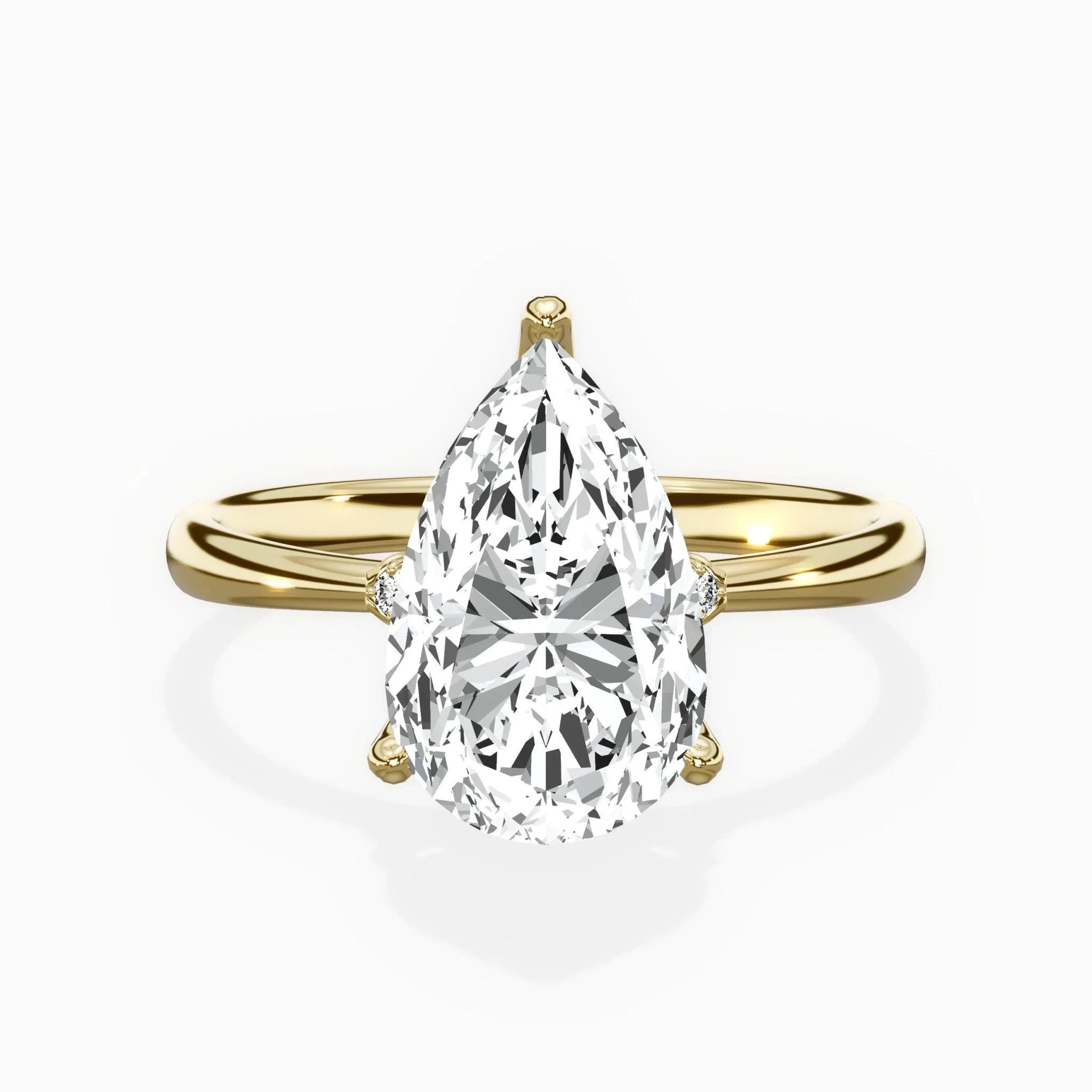 European Solitaire Engagement Ring - The Better Diamonds