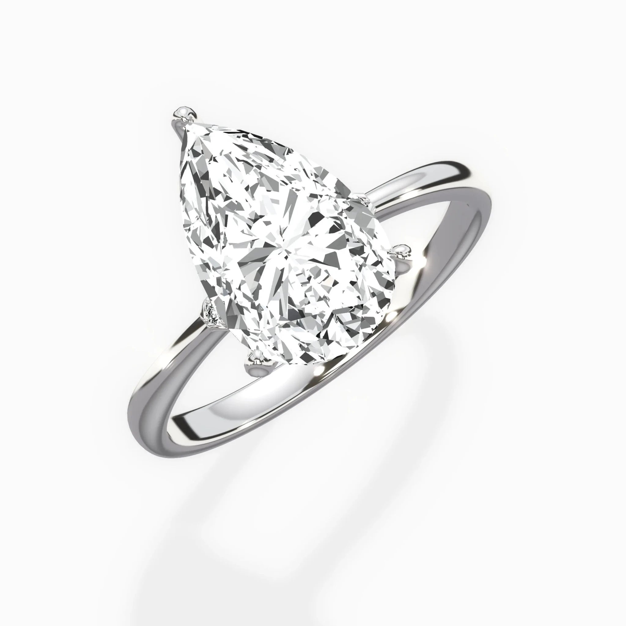 European Solitaire Engagement Ring - The Better Diamonds