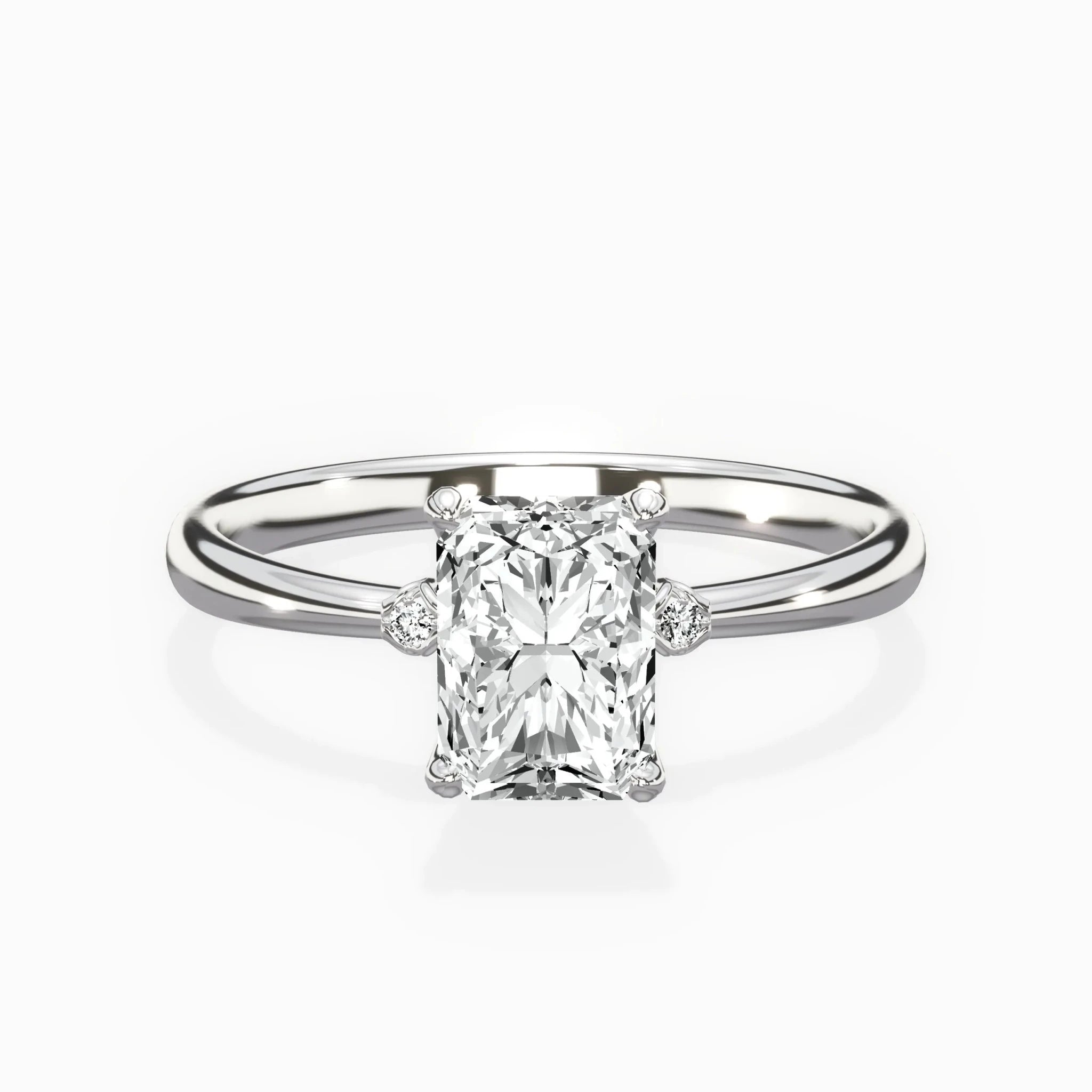 European Solitaire Engagement Ring - The Better Diamonds