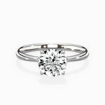 European Solitaire Engagement Ring - The Better Diamonds