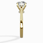 Floating Center Minimalist Solitaire Ring Engagement Ring - The Better Diamonds