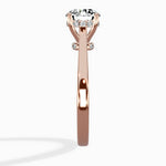 Floating Center Minimalist Solitaire Ring Engagement Ring - The Better Diamonds