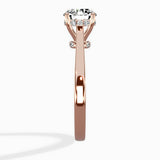 Floating Center Minimalist Solitaire Ring Engagement Ring - The Better Diamonds