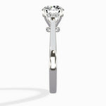 Floating Center Minimalist Solitaire Ring Engagement Ring - The Better Diamonds
