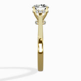 Floating Center Minimalist Solitaire Ring Engagement Ring - The Better Diamonds