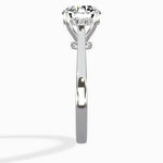 Floating Center Minimalist Solitaire Ring Engagement Ring - The Better Diamonds