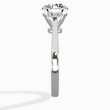 Floating Center Minimalist Solitaire Ring Engagement Ring - The Better Diamonds