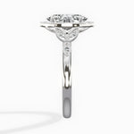 Floral Vintage Style Engagement Ring - The Better Diamonds