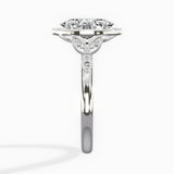 Floral Vintage Style Engagement Ring - The Better Diamonds