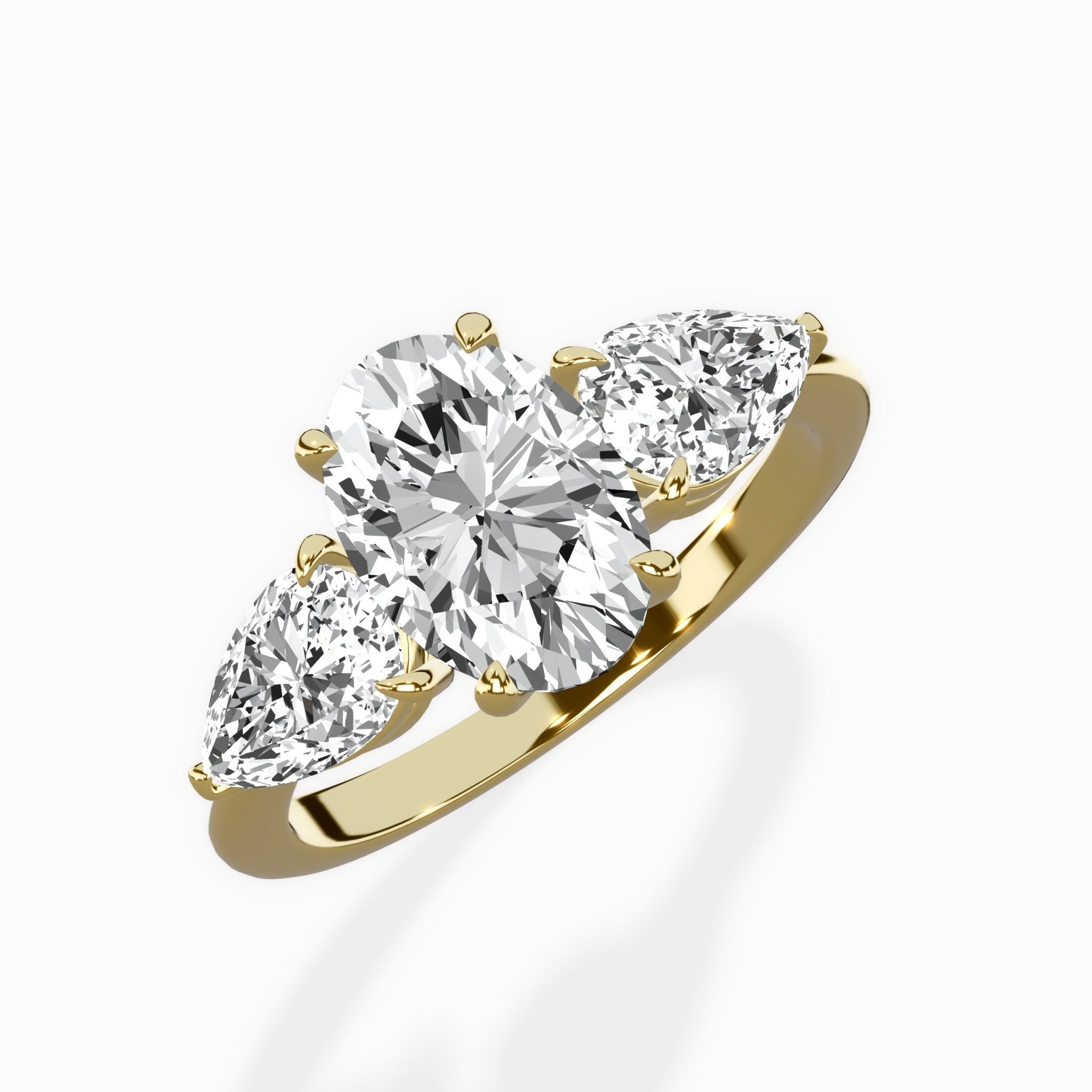 Forever Three Stone Engagement Ring - The Better Diamonds