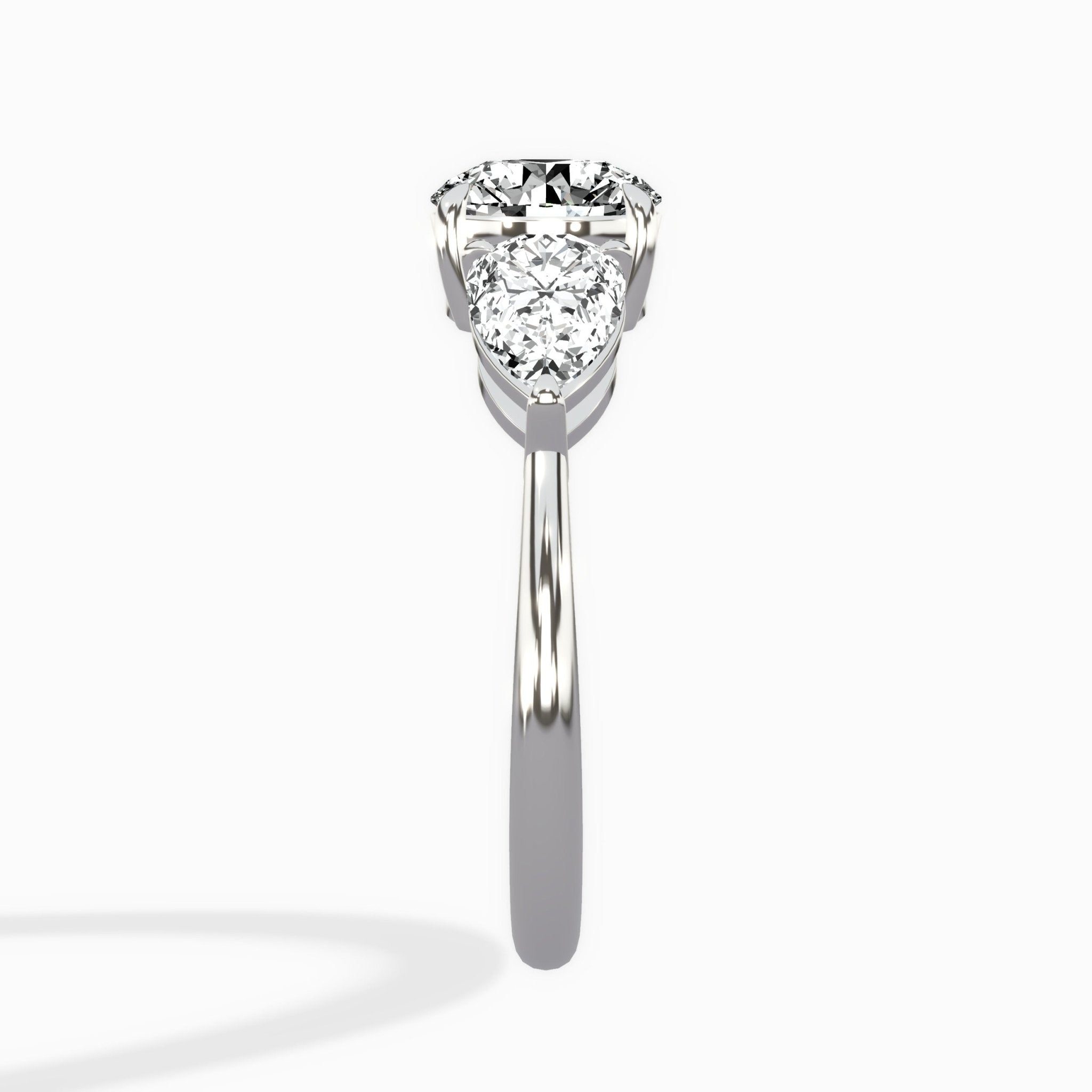 Forever Three Stone Engagement Ring - The Better Diamonds