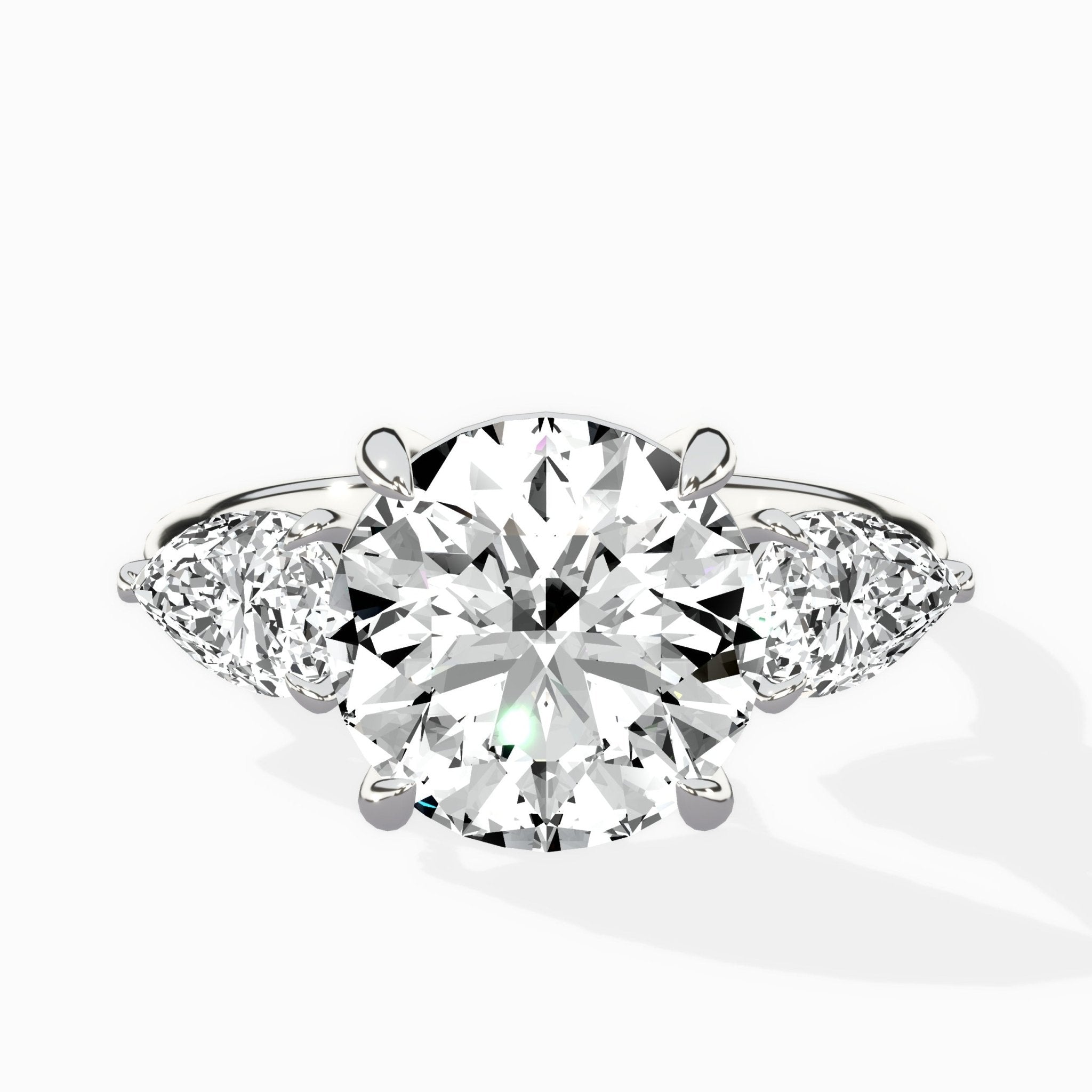 Forever Three Stone Engagement Ring - The Better Diamonds