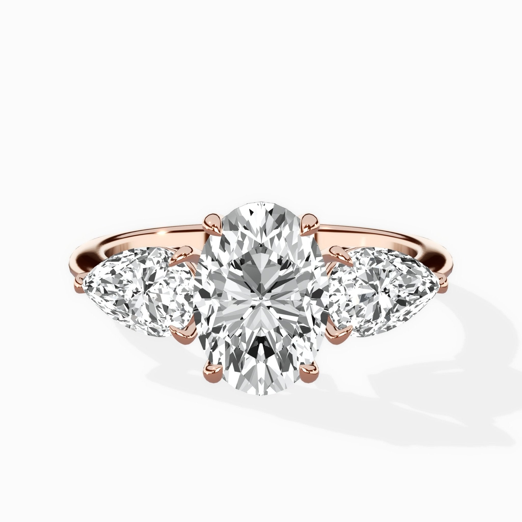 Forever Three Stone Engagement Ring - The Better Diamonds