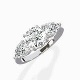 Forever Three Stone Engagement Ring - The Better Diamonds