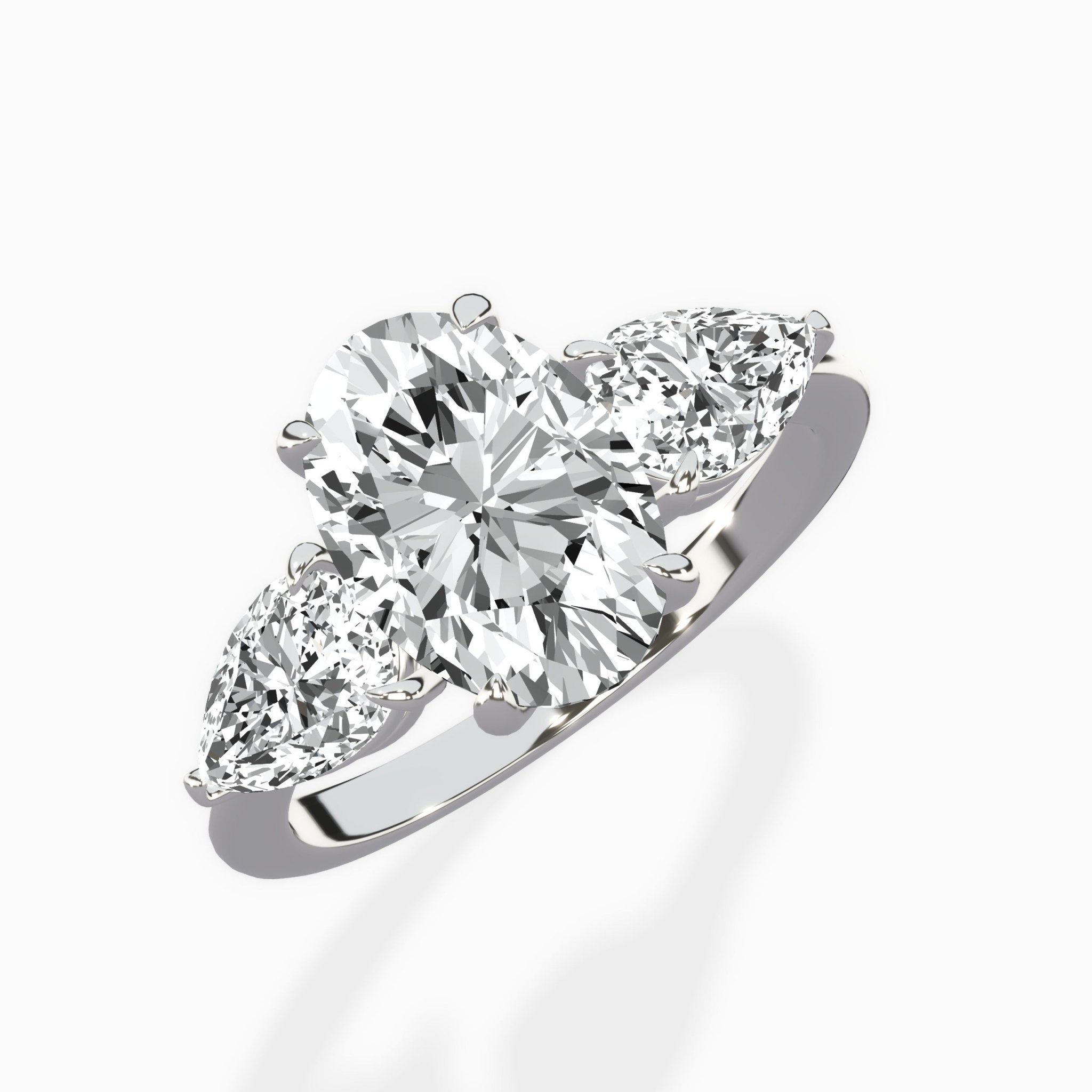 Forever Three Stone Engagement Ring - The Better Diamonds