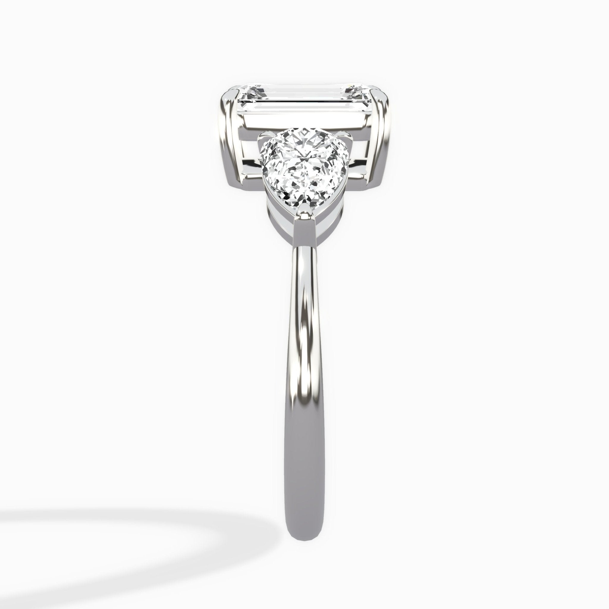 Forever Three Stone Engagement Ring - The Better Diamonds