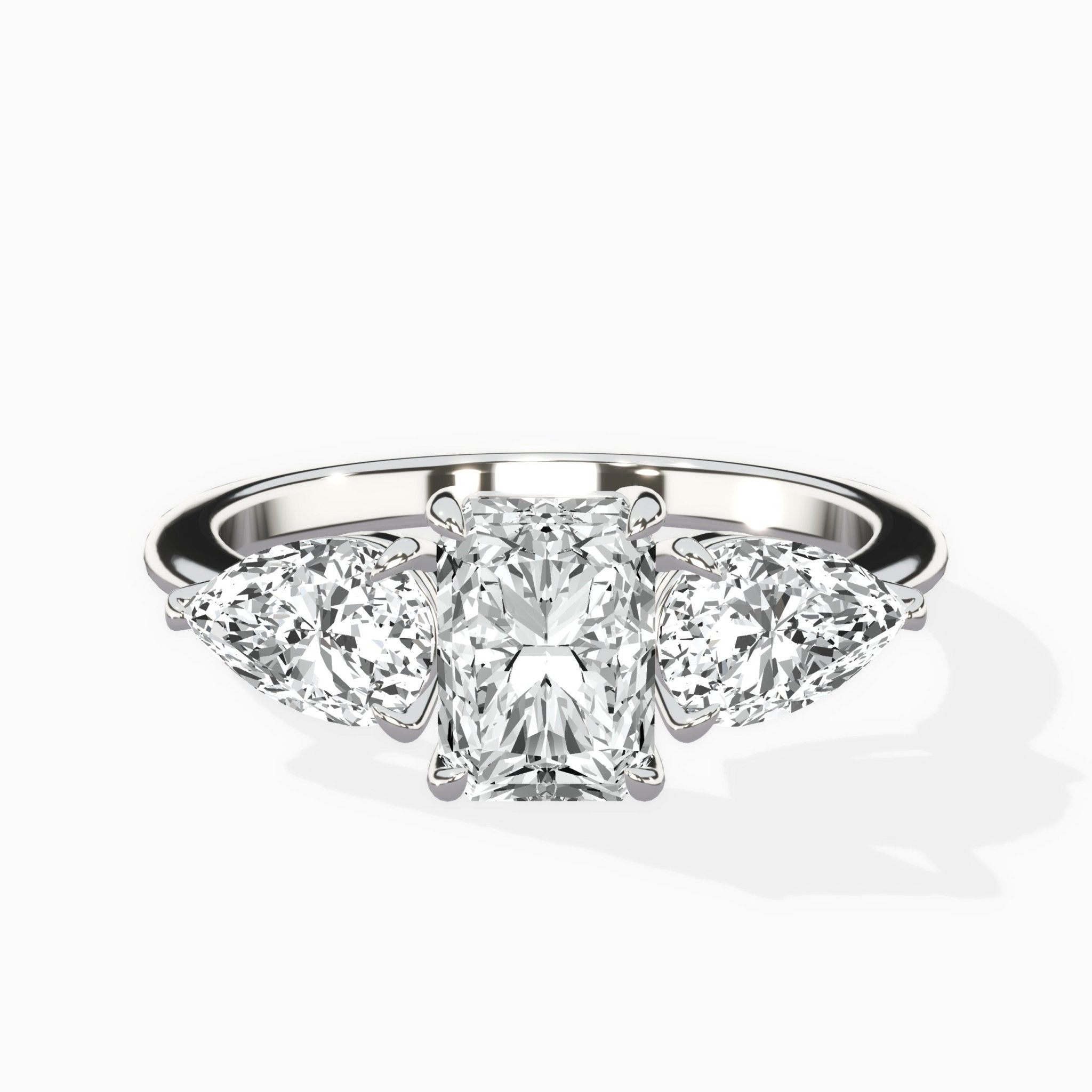 Forever Three Stone Engagement Ring - The Better Diamonds