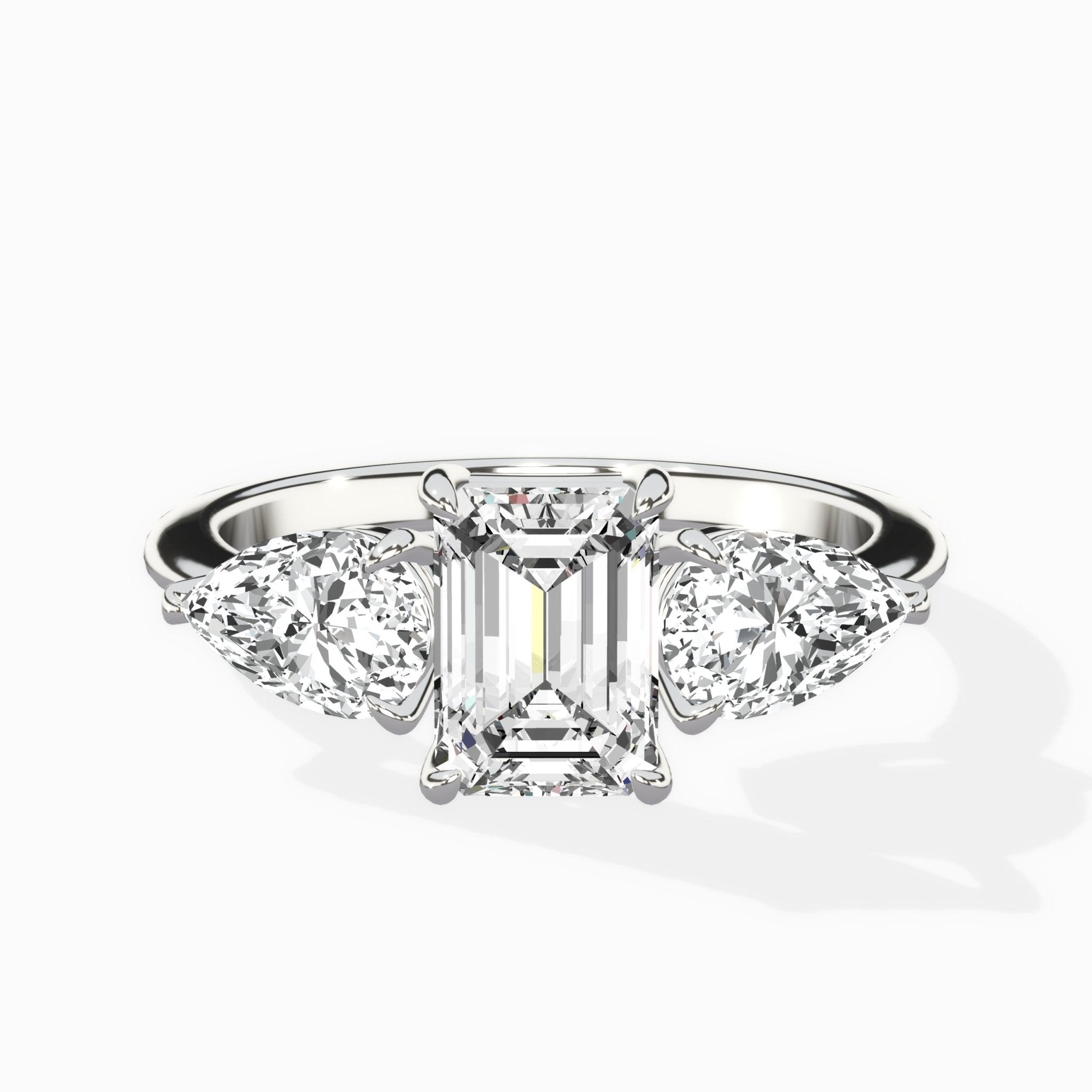 Forever Three Stone Engagement Ring - The Better Diamonds
