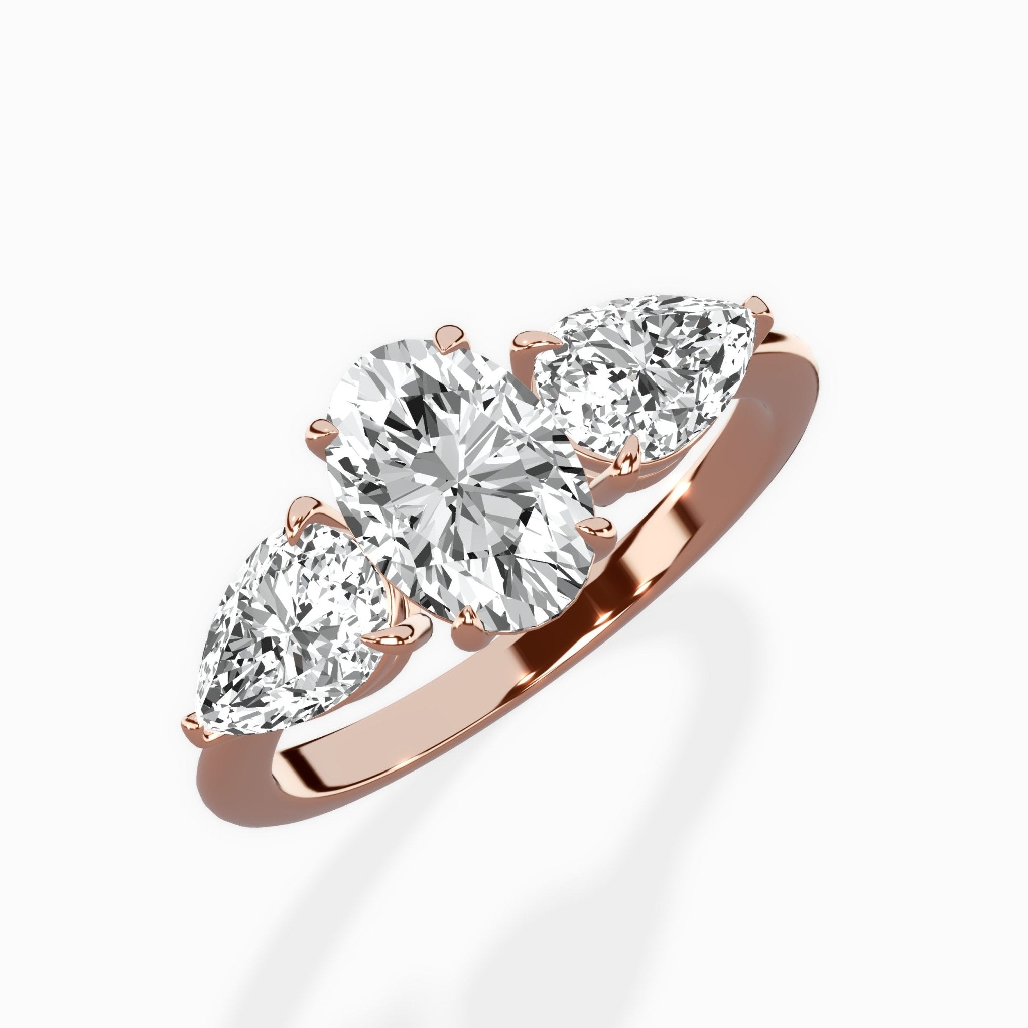 Forever Three Stone Engagement Ring - The Better Diamonds