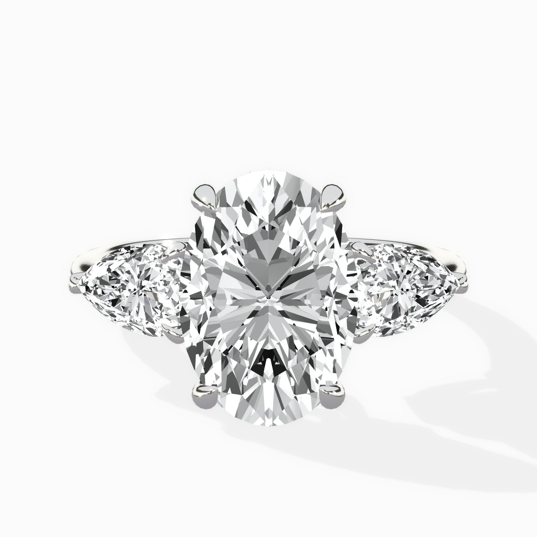 Forever Three Stone Engagement Ring - The Better Diamonds