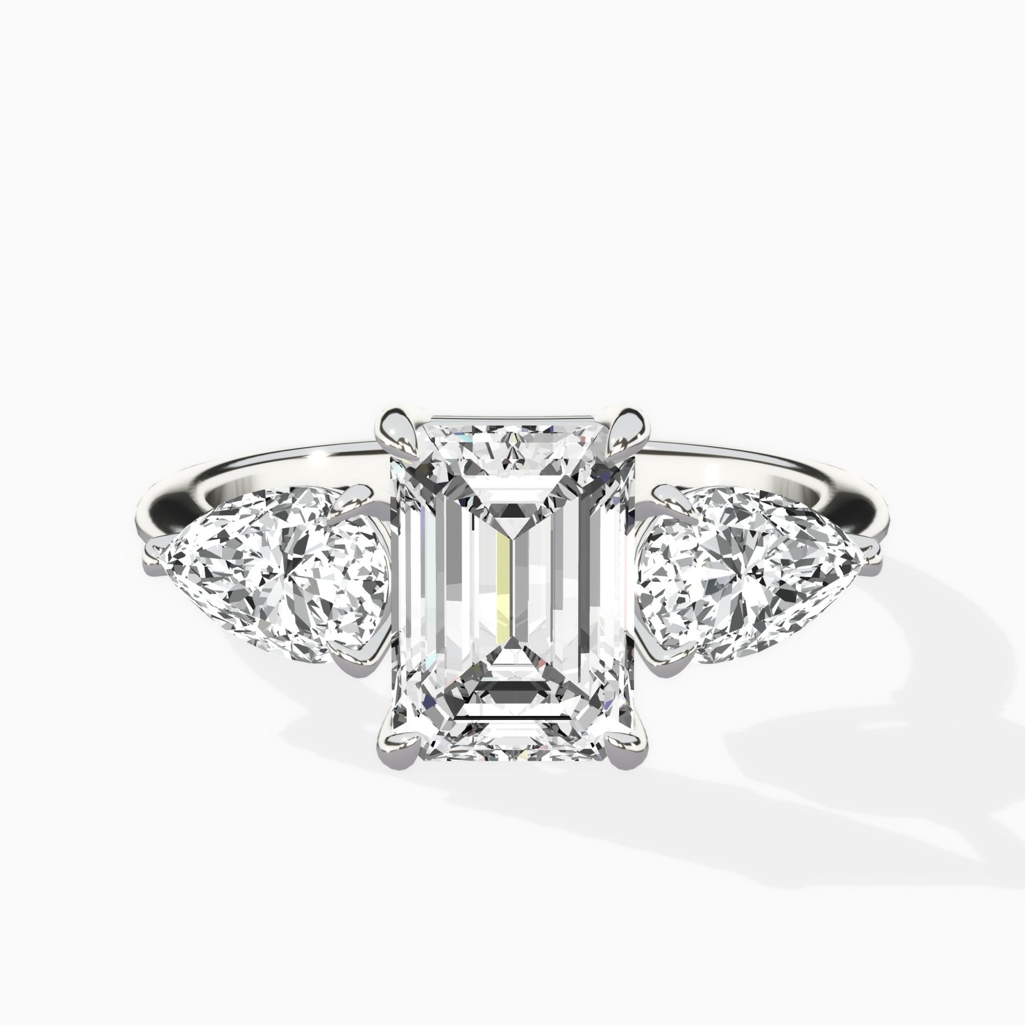 Forever Three Stone Engagement Ring - The Better Diamonds
