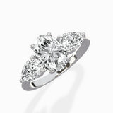 Forever Three Stone Engagement Ring - The Better Diamonds