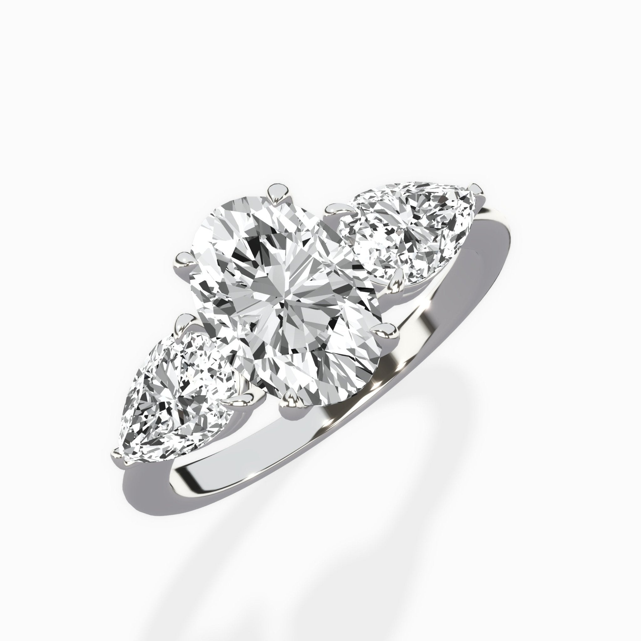 Forever Three Stone Engagement Ring - The Better Diamonds