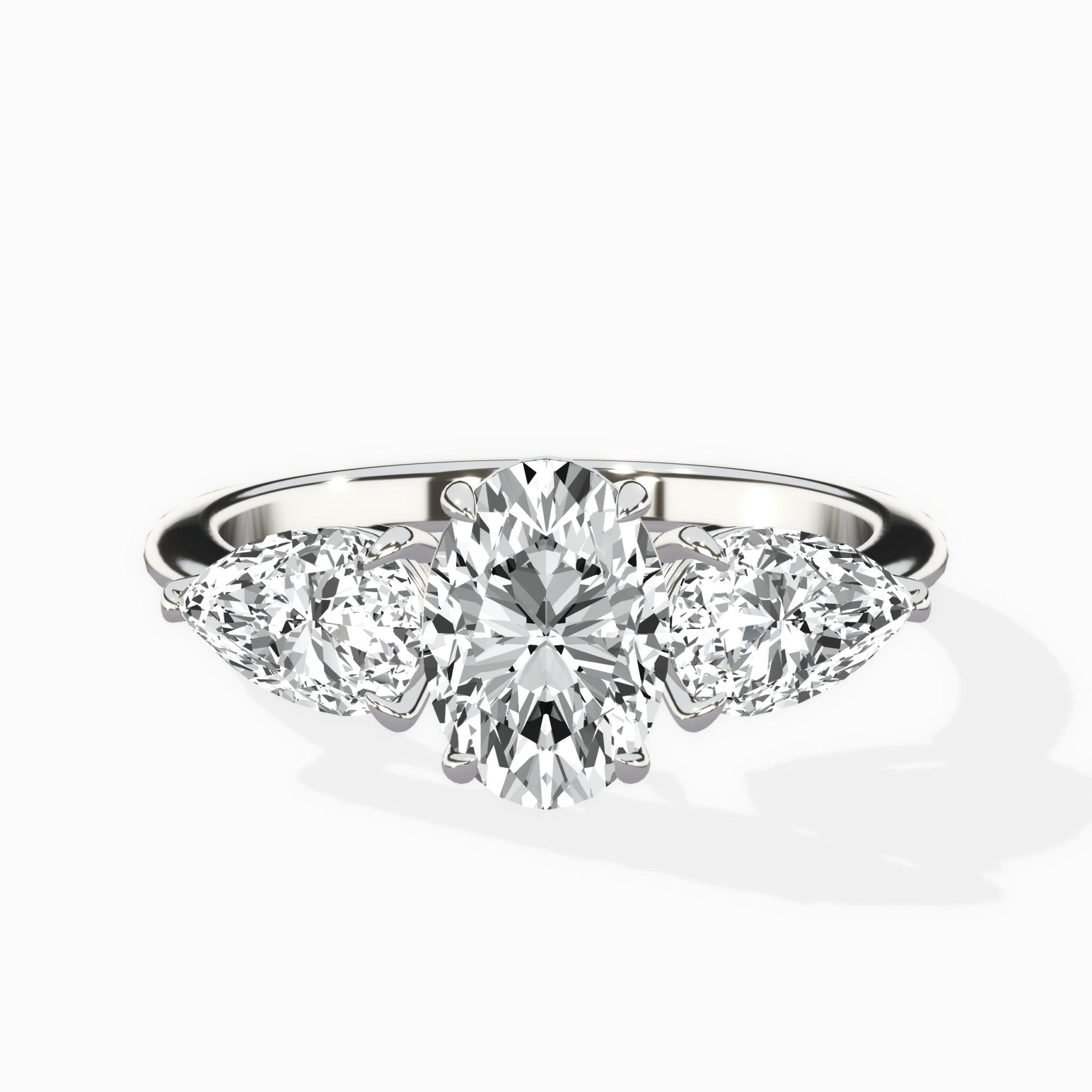 Forever Three Stone Engagement Ring - The Better Diamonds