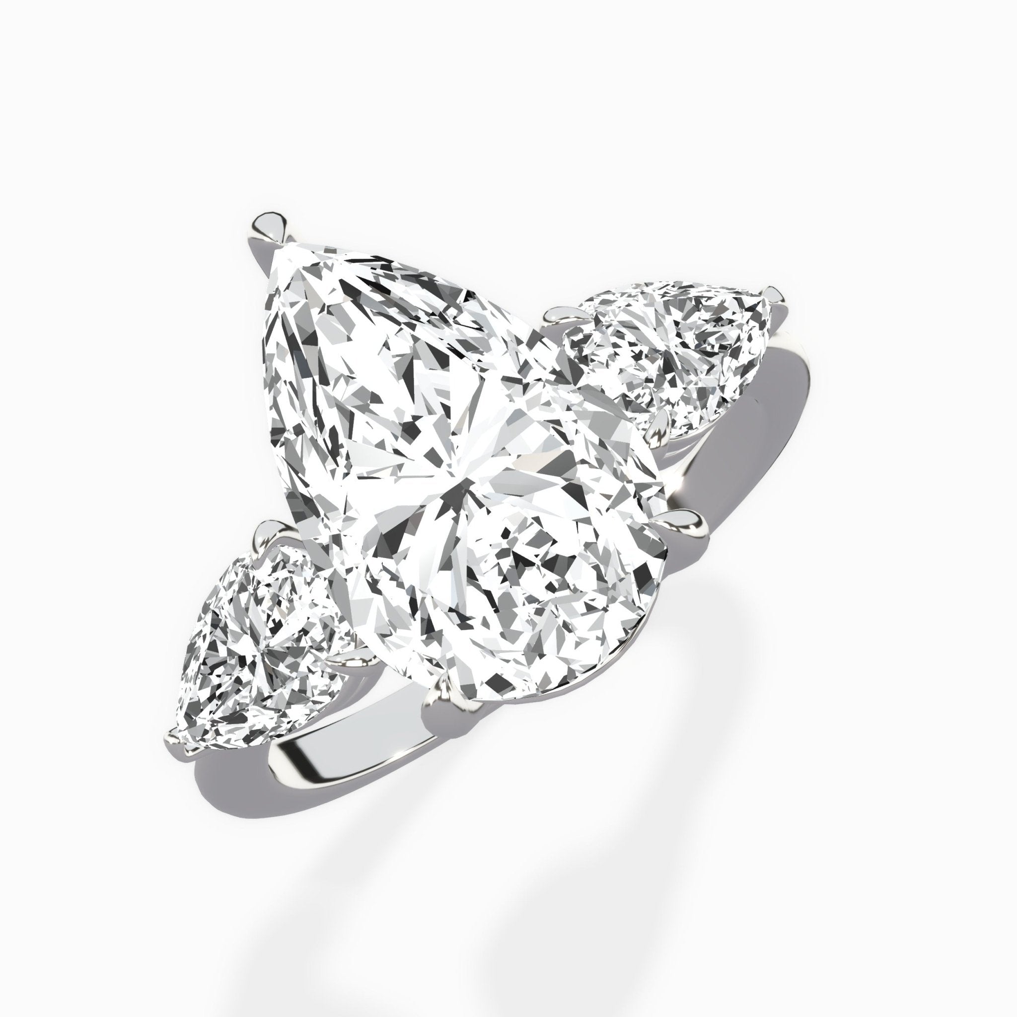 Forever Three Stone Engagement Ring - The Better Diamonds