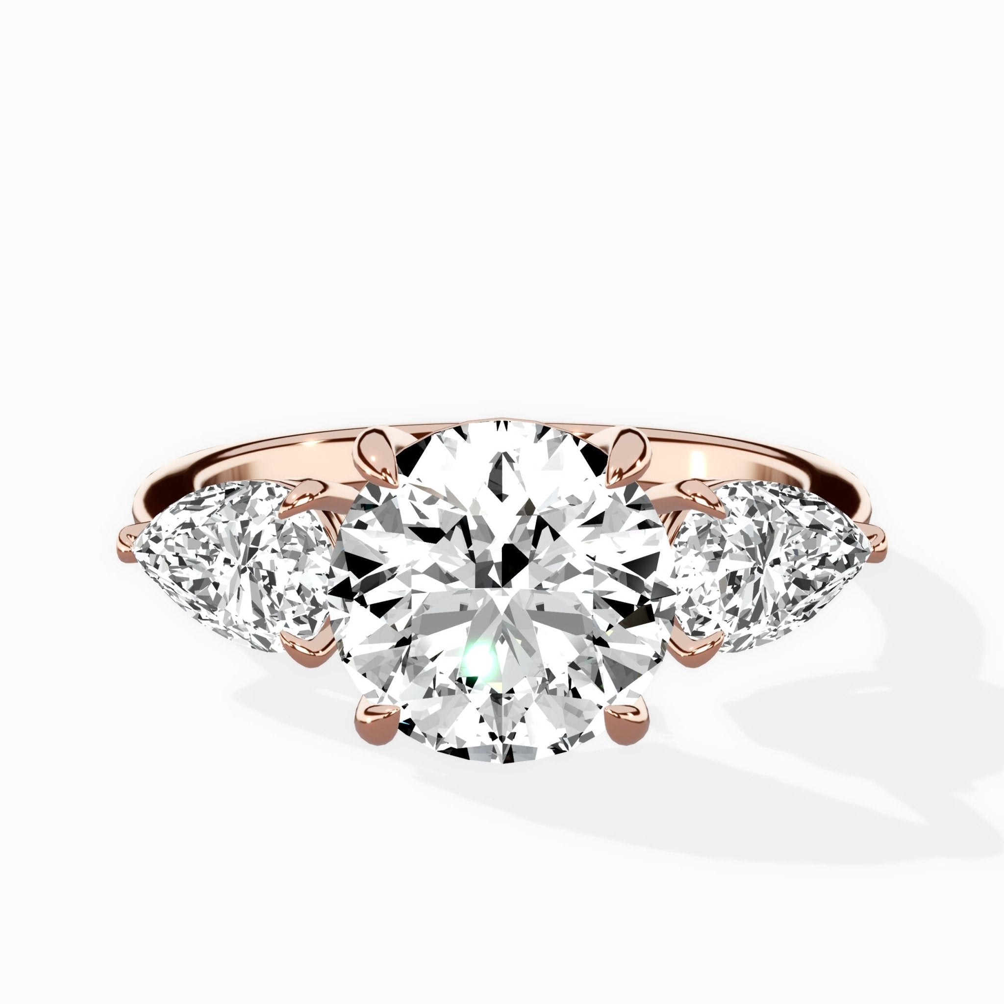 Forever Three Stone Engagement Ring - The Better Diamonds