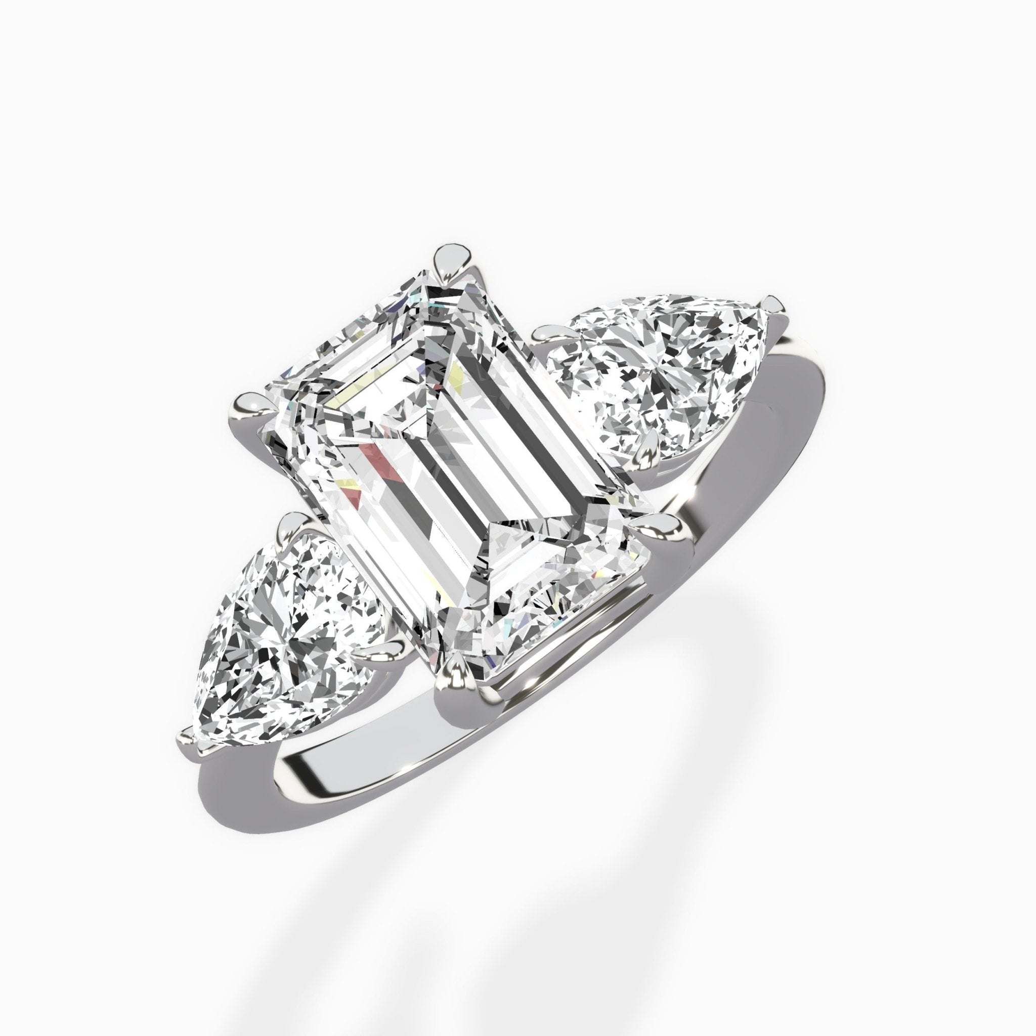 Forever Three Stone Engagement Ring - The Better Diamonds