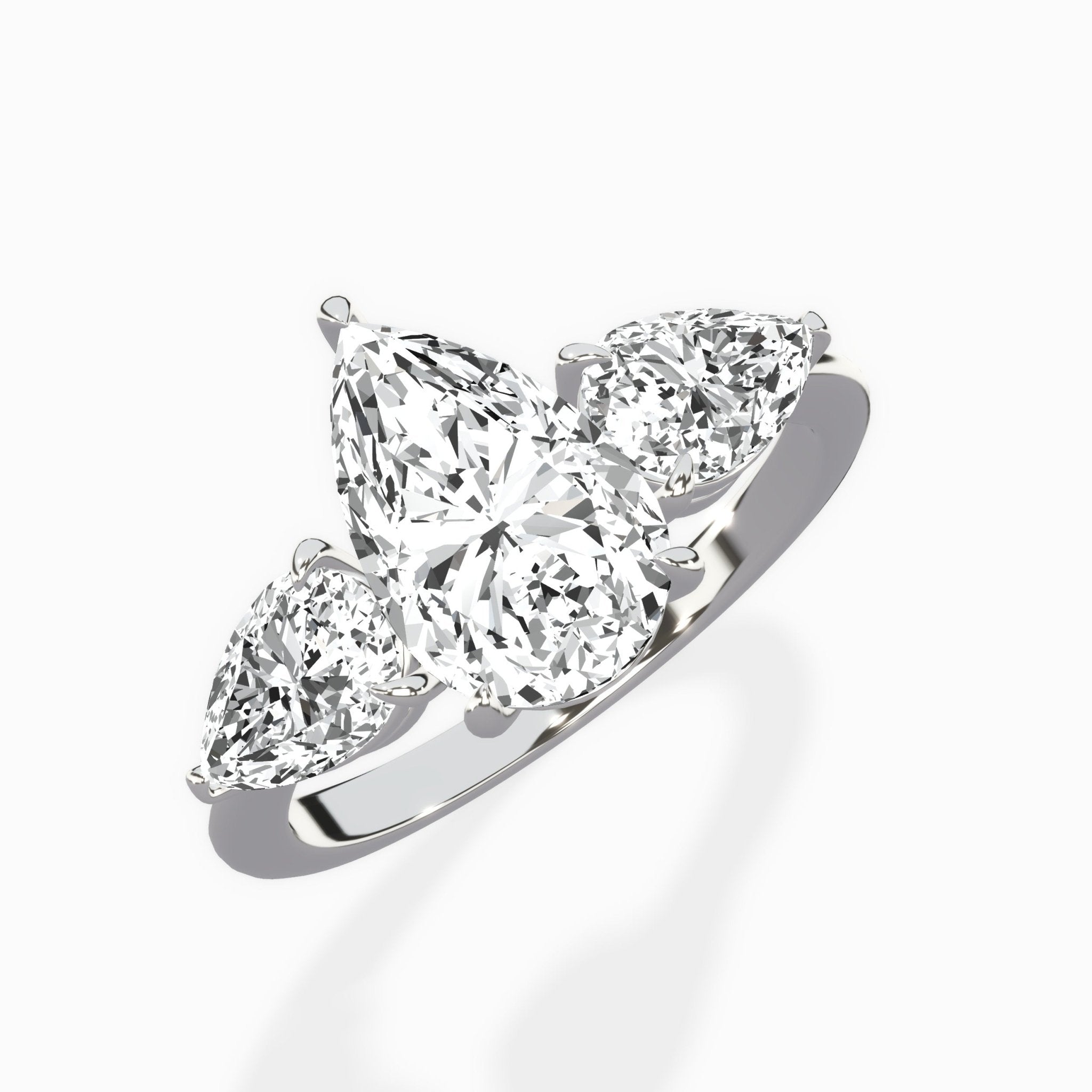 Forever Three Stone Engagement Ring - The Better Diamonds
