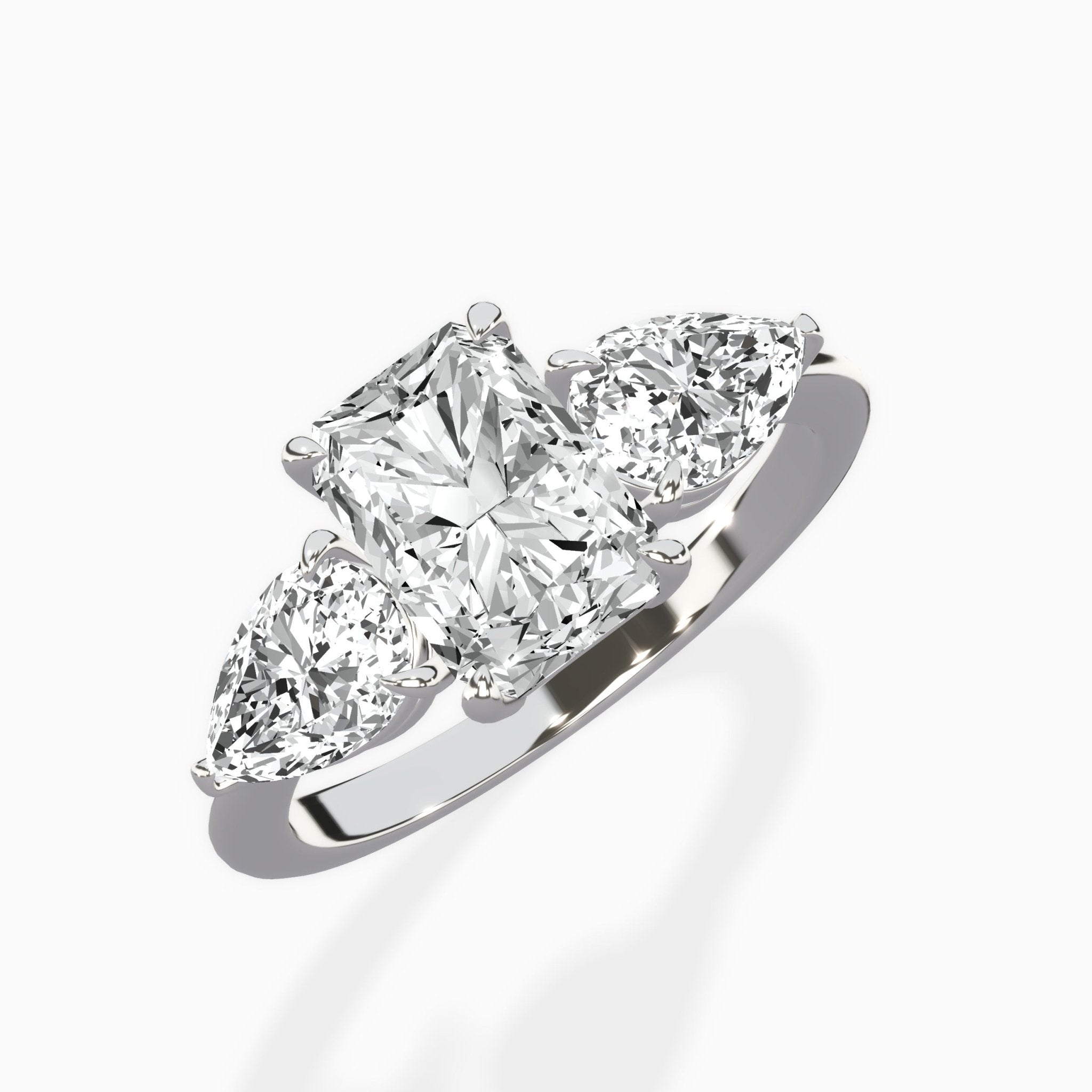 Forever Three Stone Engagement Ring - The Better Diamonds