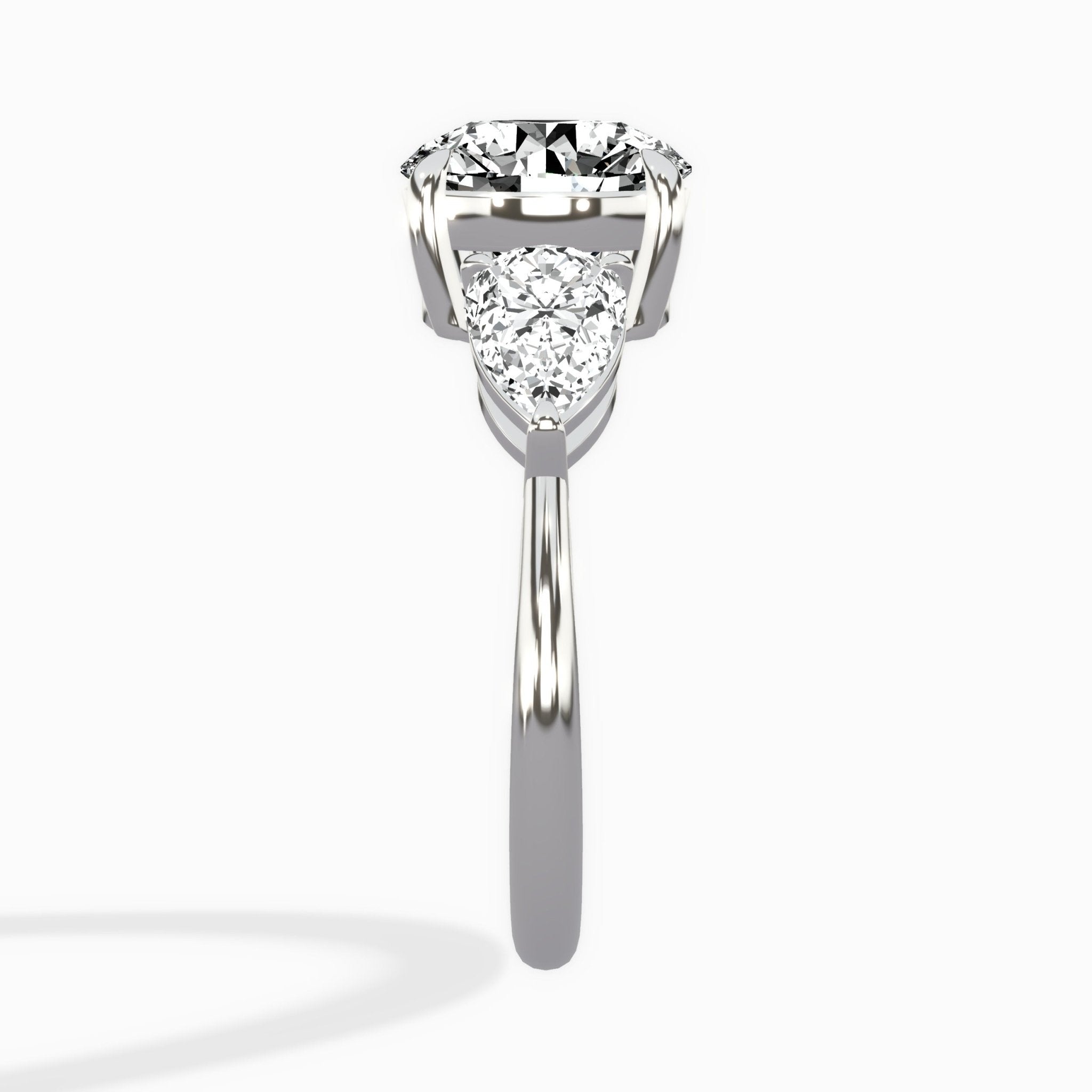 Forever Three Stone Engagement Ring - The Better Diamonds