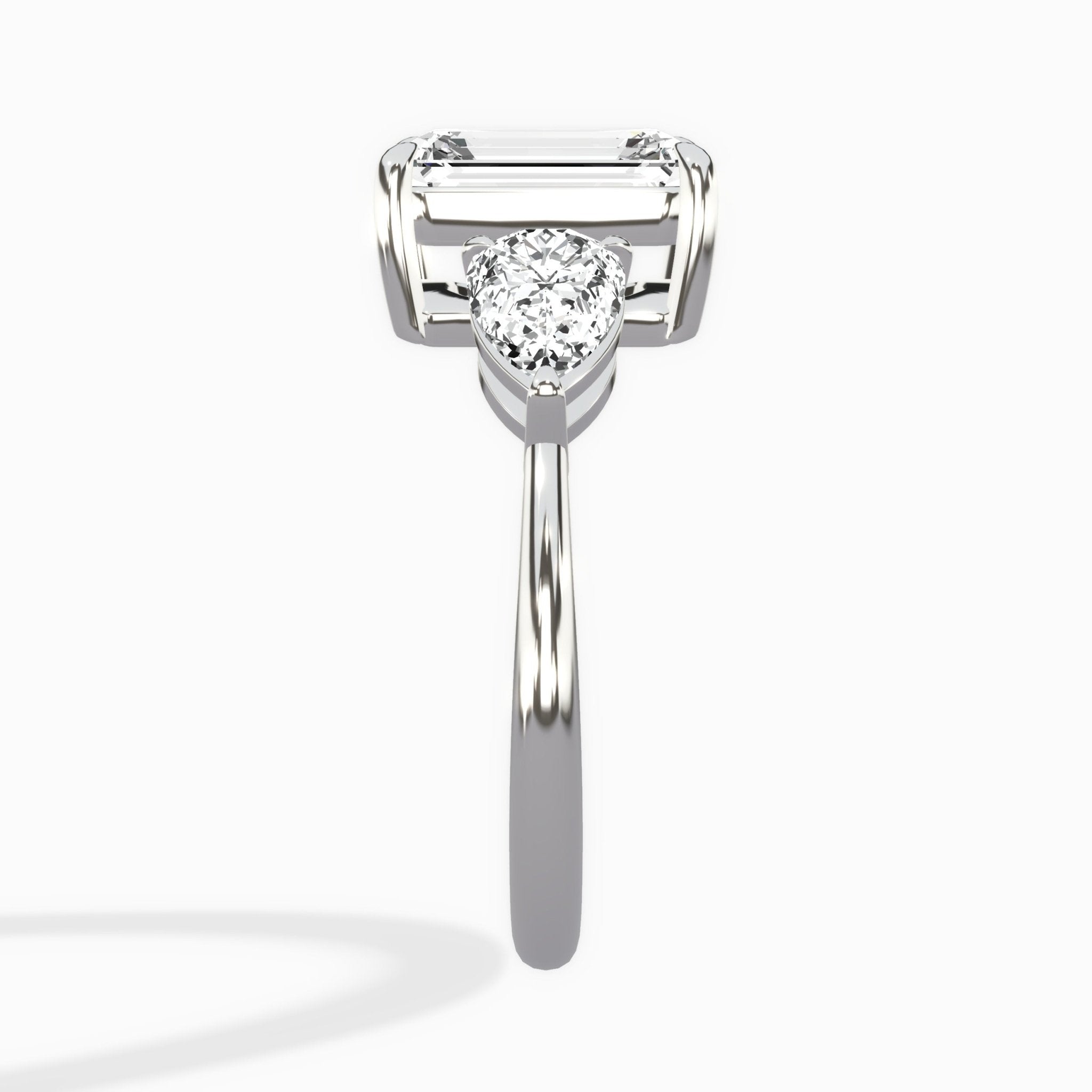 Forever Three Stone Engagement Ring - The Better Diamonds