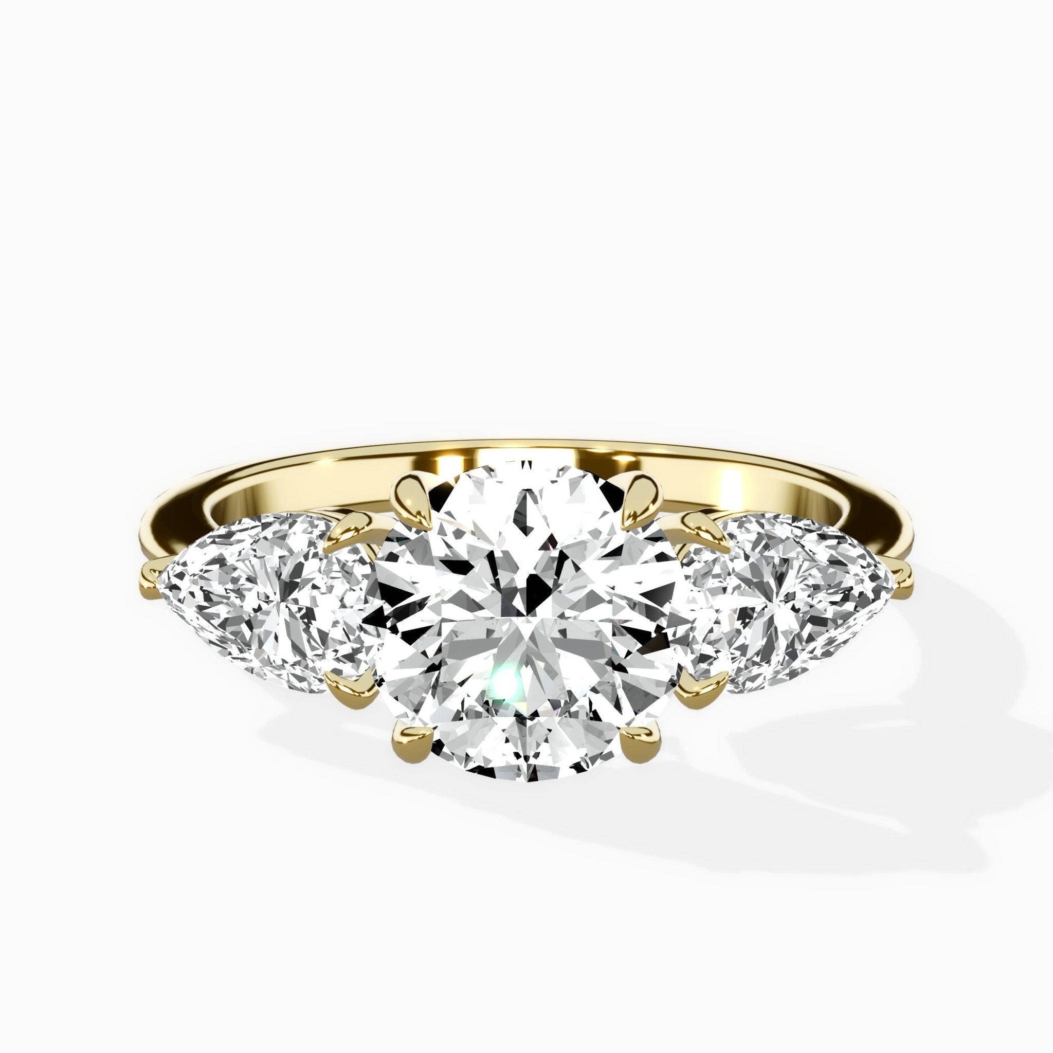 Forever Three Stone Engagement Ring - The Better Diamonds