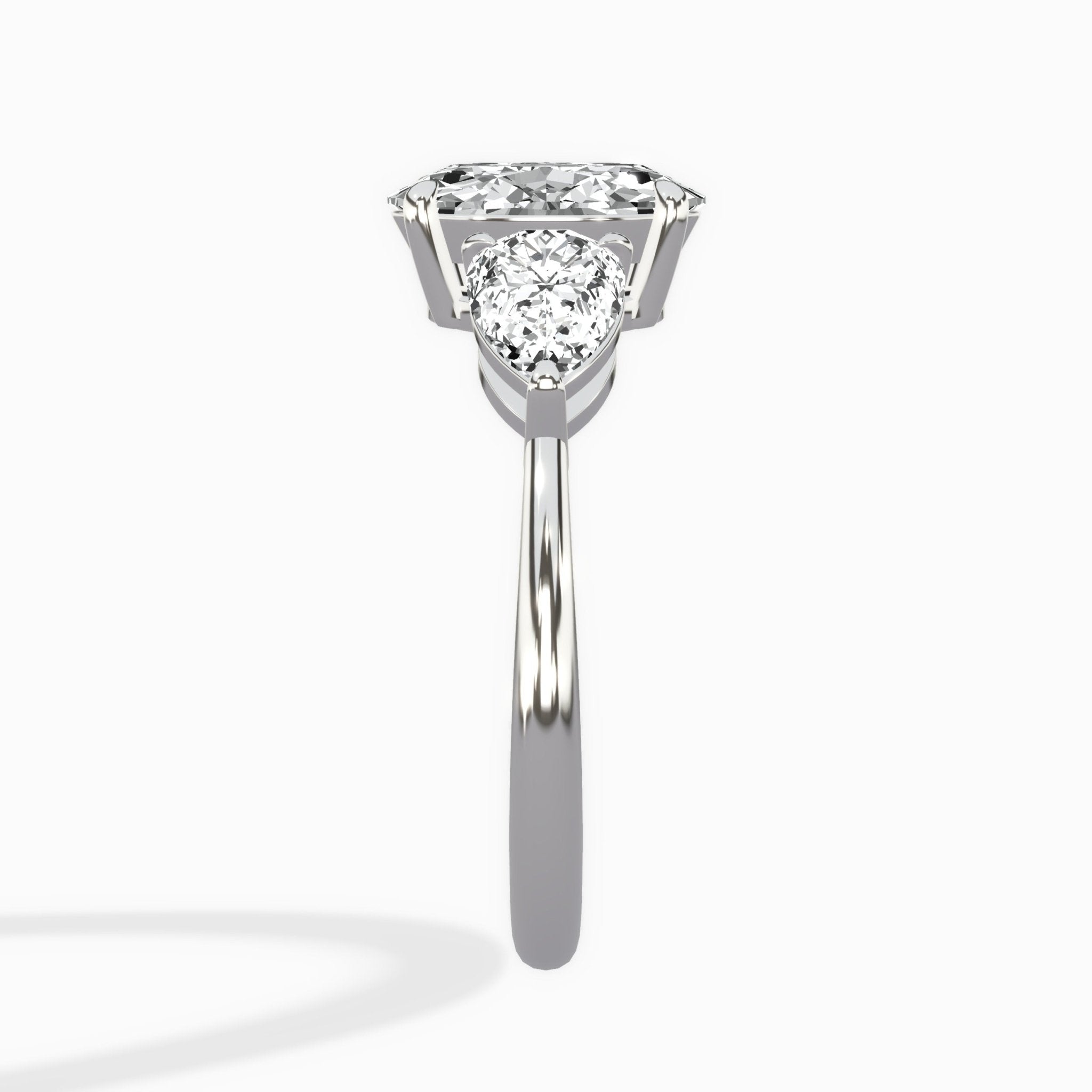 Forever Three Stone Engagement Ring - The Better Diamonds