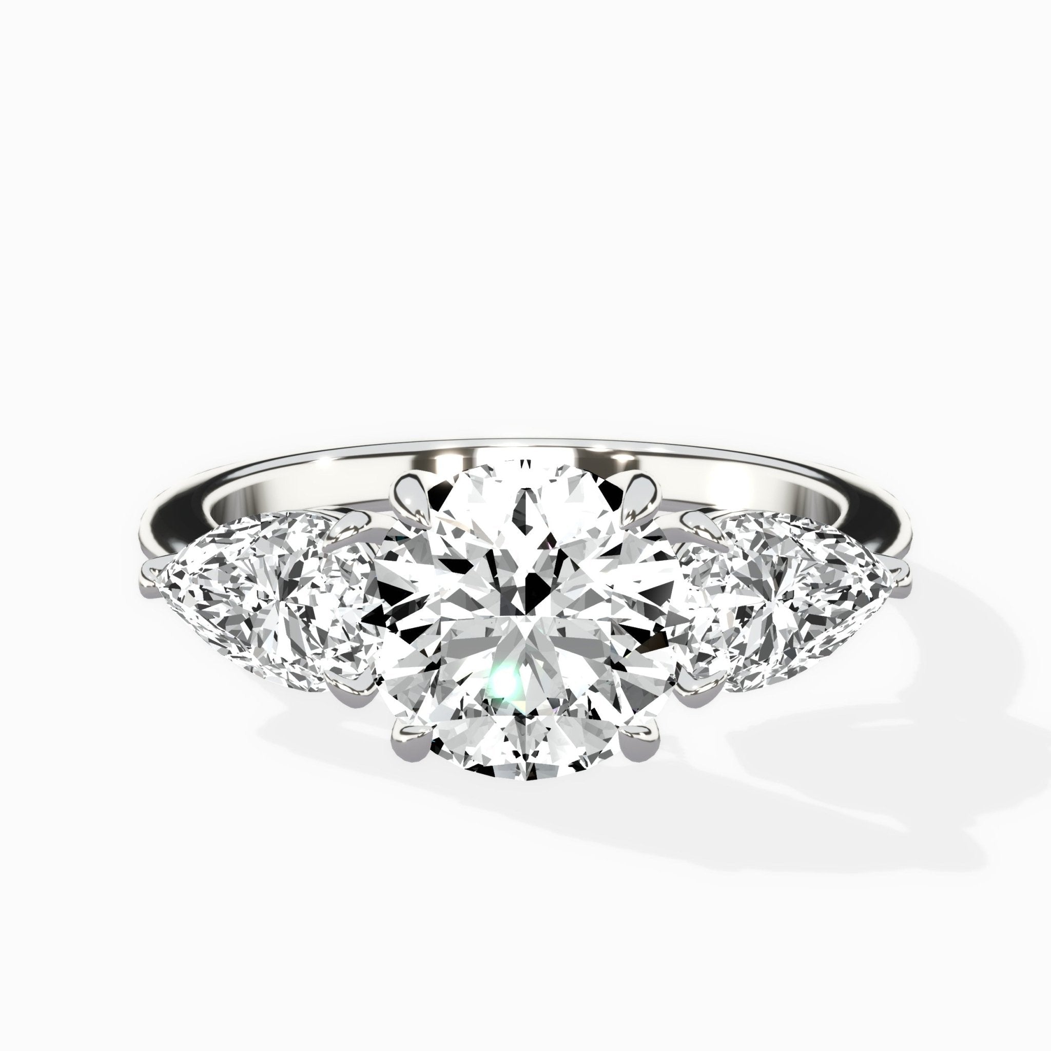 Forever Three Stone Engagement Ring - The Better Diamonds