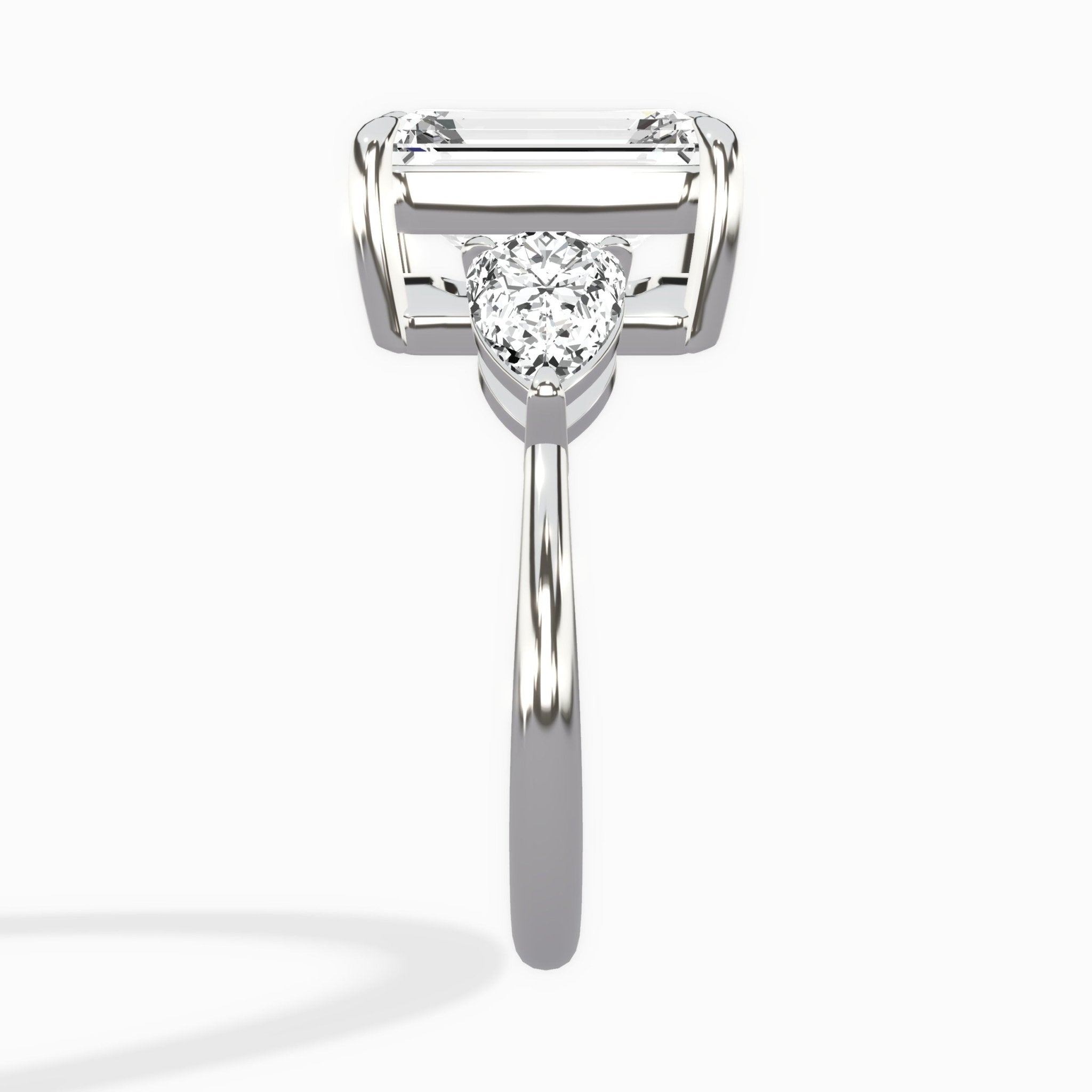 Forever Three Stone Engagement Ring - The Better Diamonds