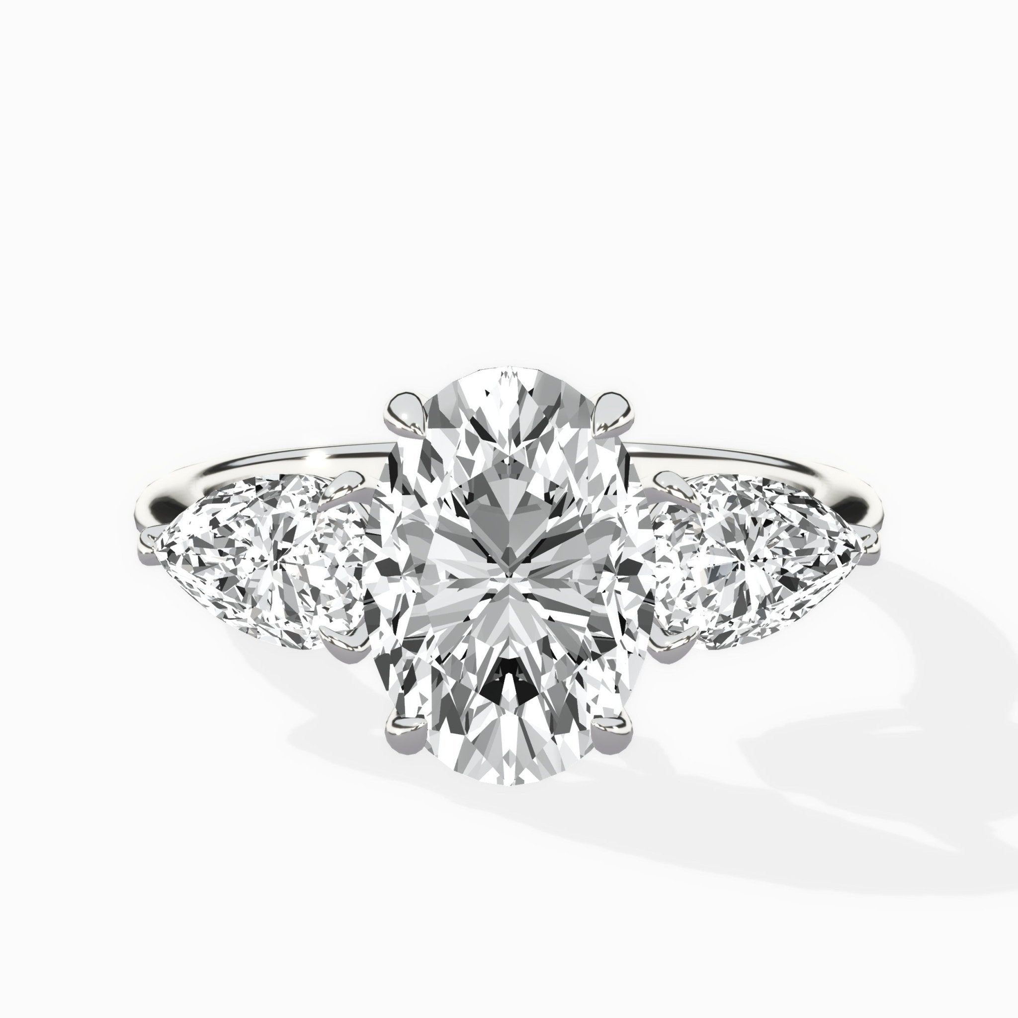Forever Three Stone Engagement Ring - The Better Diamonds