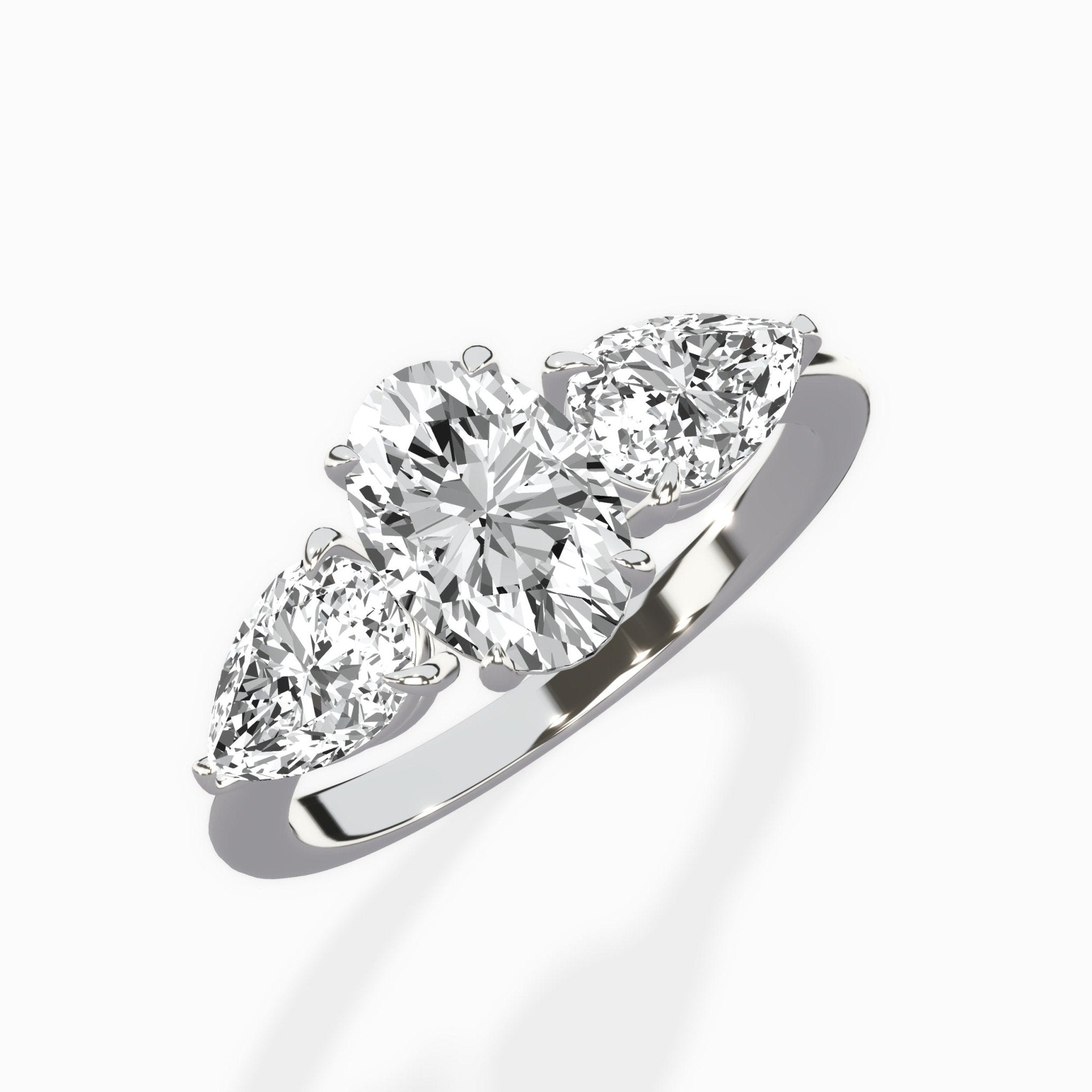 Forever Three Stone Engagement Ring - The Better Diamonds
