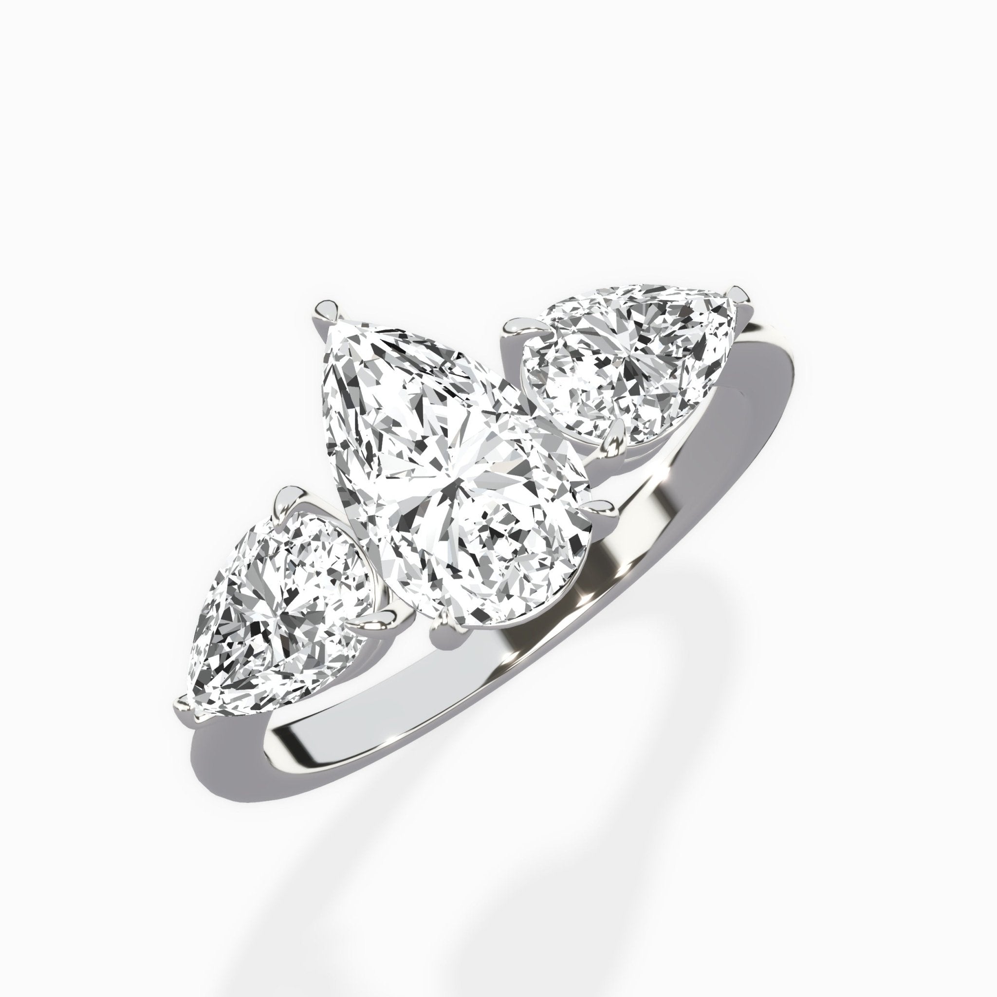 Forever Three Stone Engagement Ring - The Better Diamonds